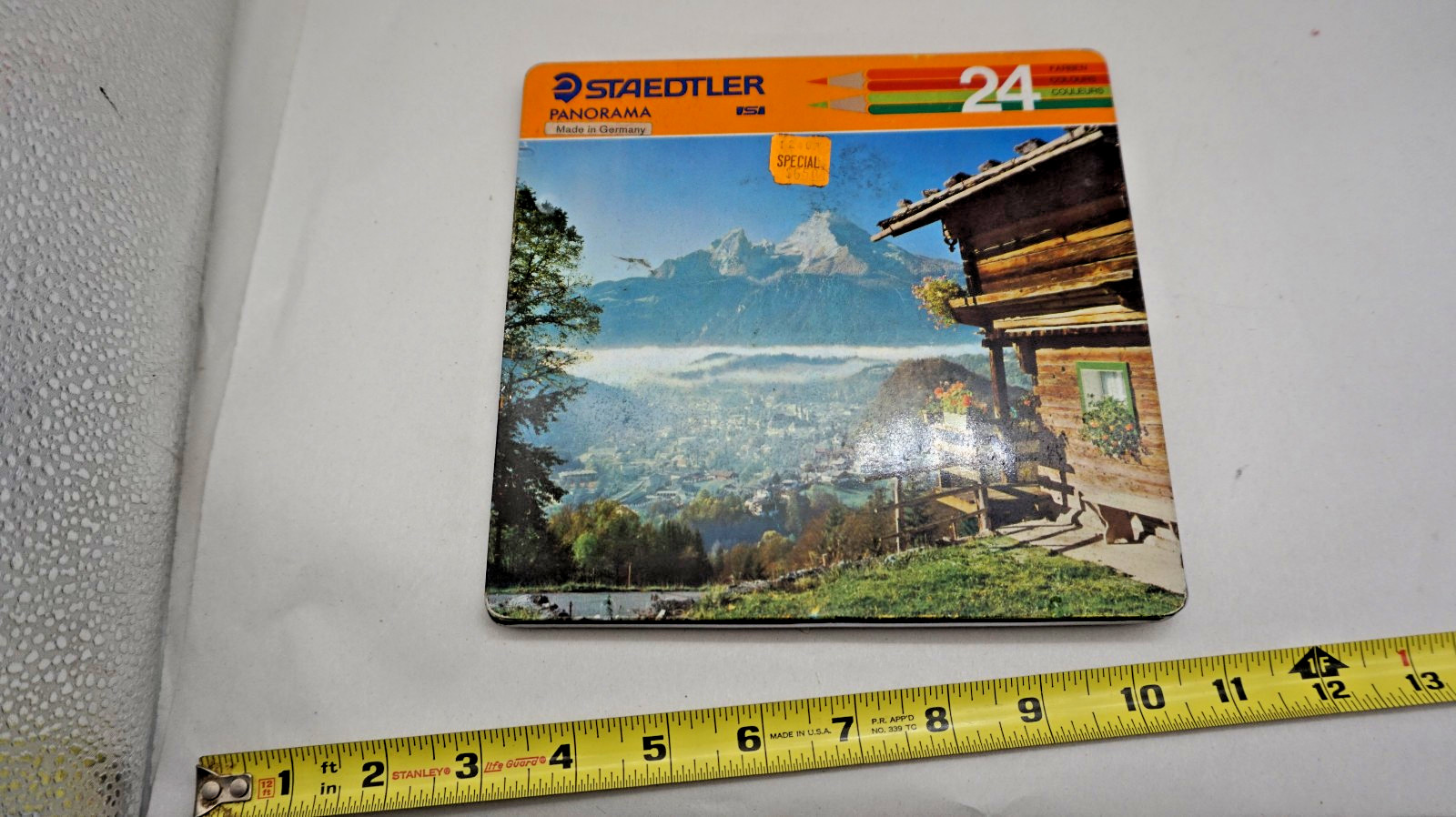Staedtler Panorama 24 Noris Colored Pencils Vintage Tin Assorted Colors Germany