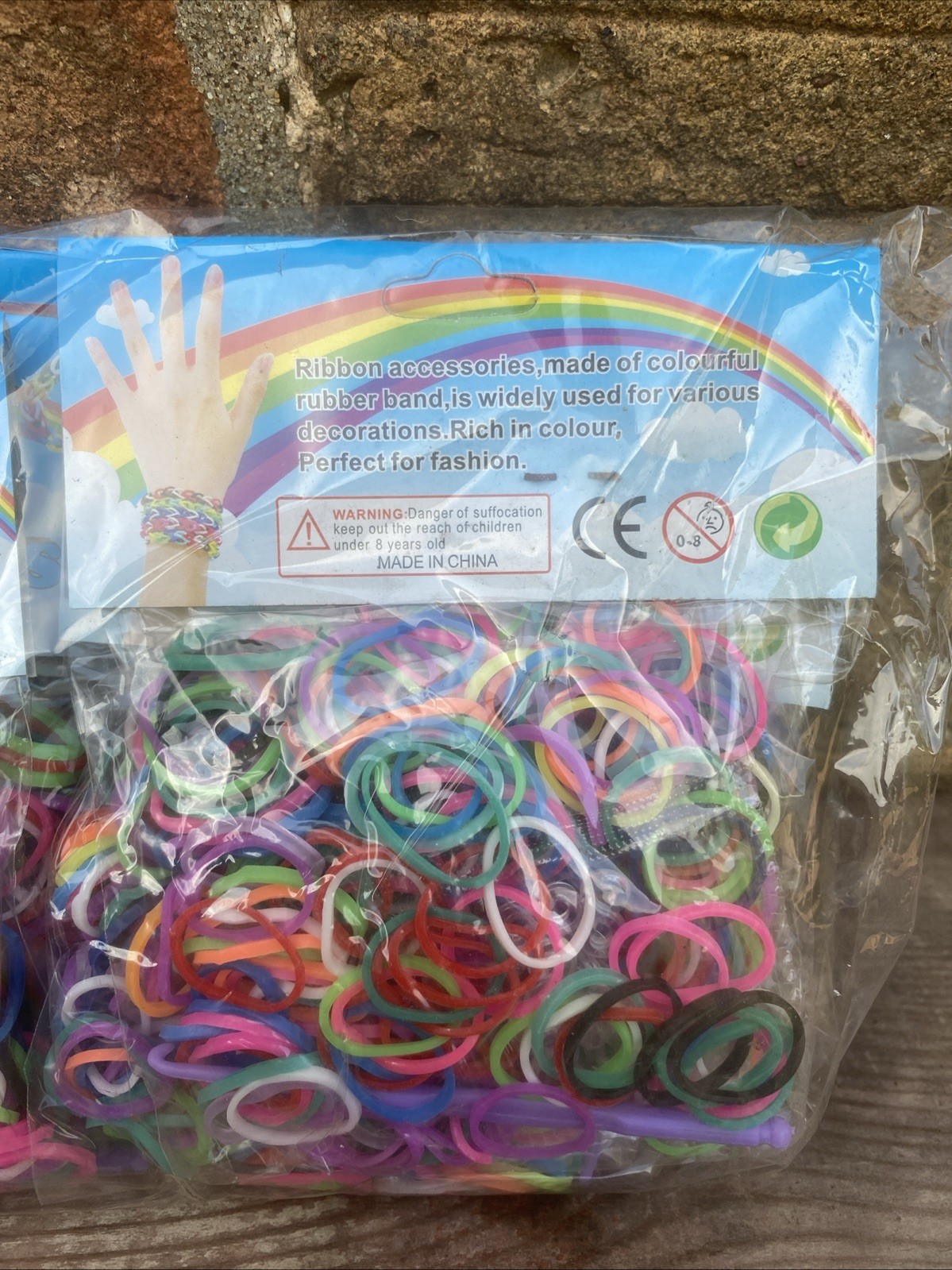 Colourful MIxed Loom Bands with Clips – 12 X 300 Multipack – New Sealed