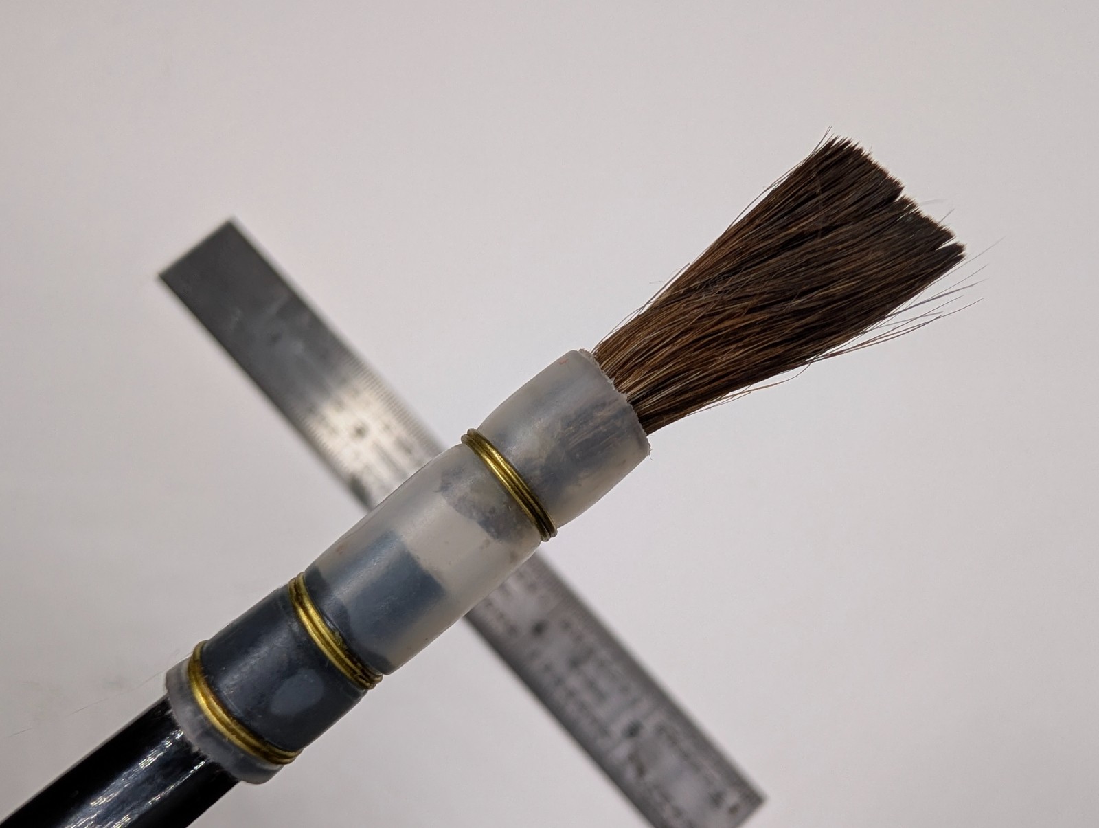 Vtg Phyllis Mc Ethinney 506-10 Germany Quill Mop Brush Ceramic Porcelain Art 7″