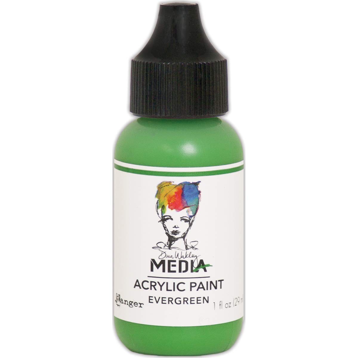 1oz Evergreen Heavy Body Acrylic Paint for Artists Students Crafters Tube