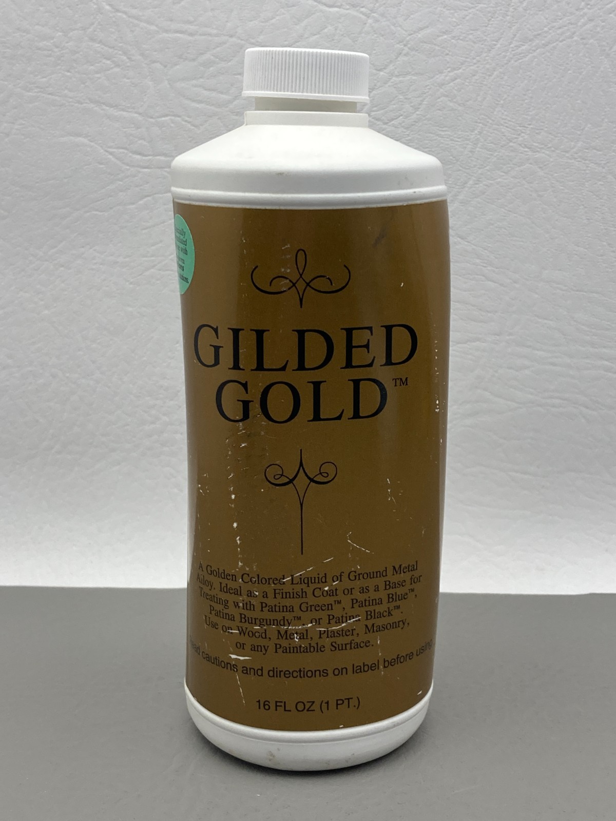 Modern Options Gilded Gold 16 fl oz Paint Finish New Sealed