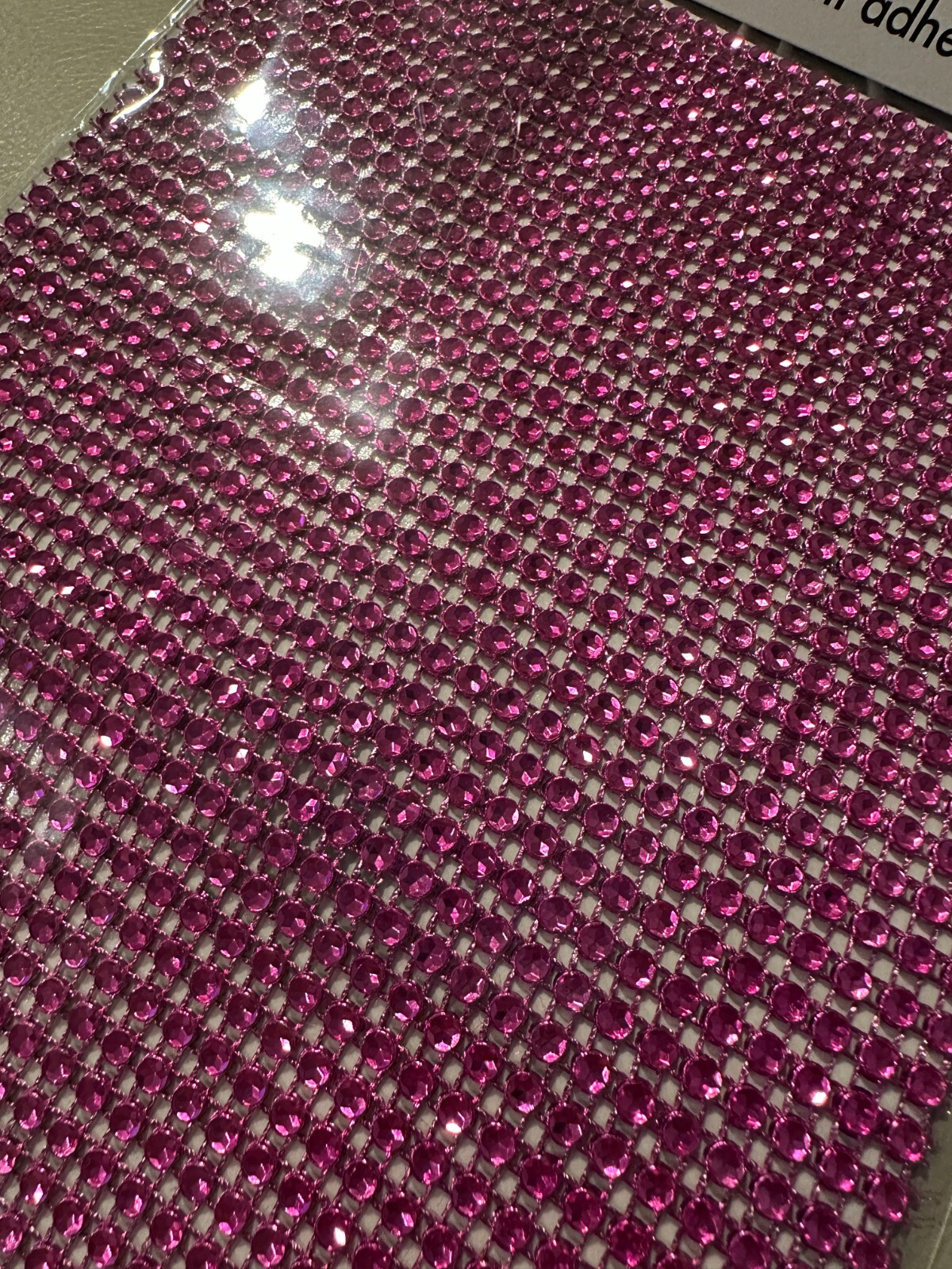 Floral Garden Adhesive Diamond Wrap 6 in x 10 in Bling Arts & Crafts PINK New