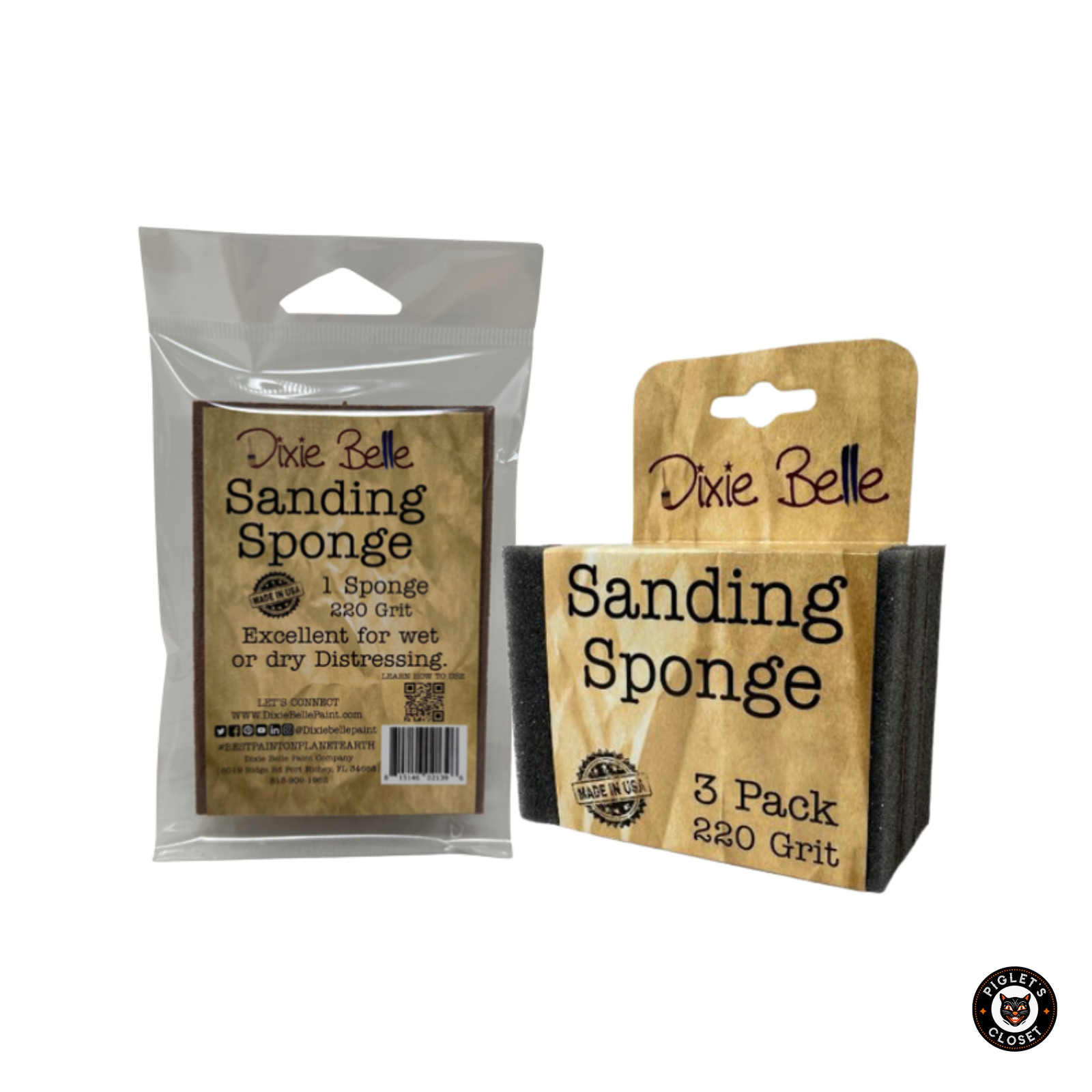 Sanding Sponge | Dixie Belle Paint | 220 Grit Sanding Pad