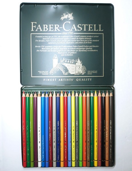Faber-Castell POLYCHROMOS 24 Color Pencil SET ▪️ 11000 24 🔸️ Germany 🔸️ UNUSED