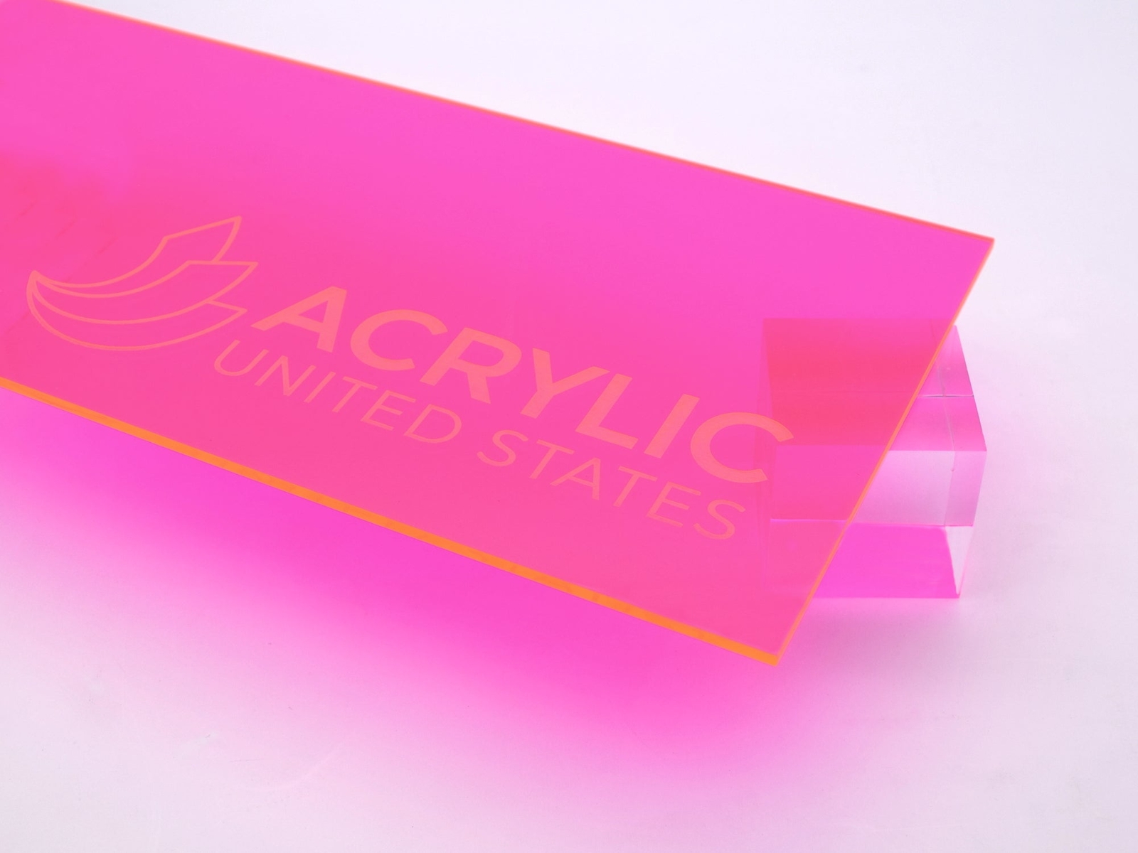 1/8″ Pink Fluorescent #9095 Acrylic Sheet