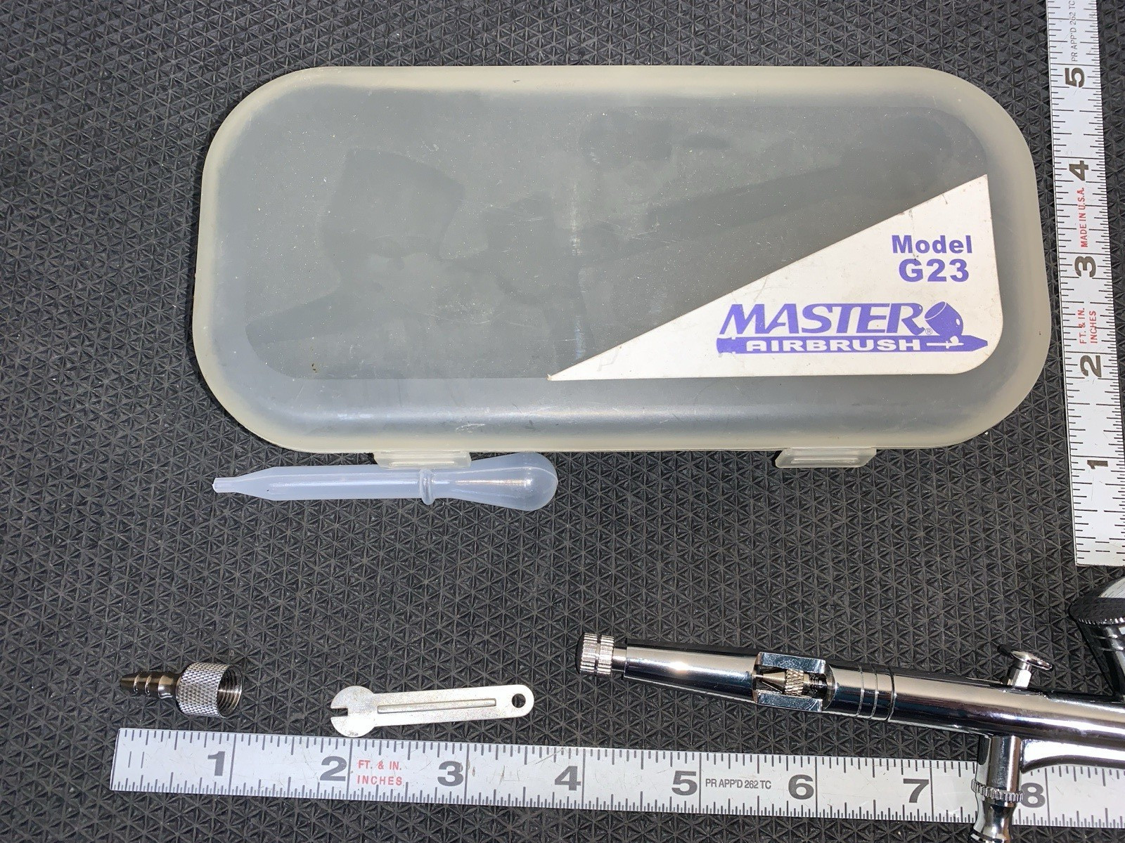 Master Airbrush Model G23 Multi-Purpose Dual-Action Gravity Feed Airbrush Set Kt