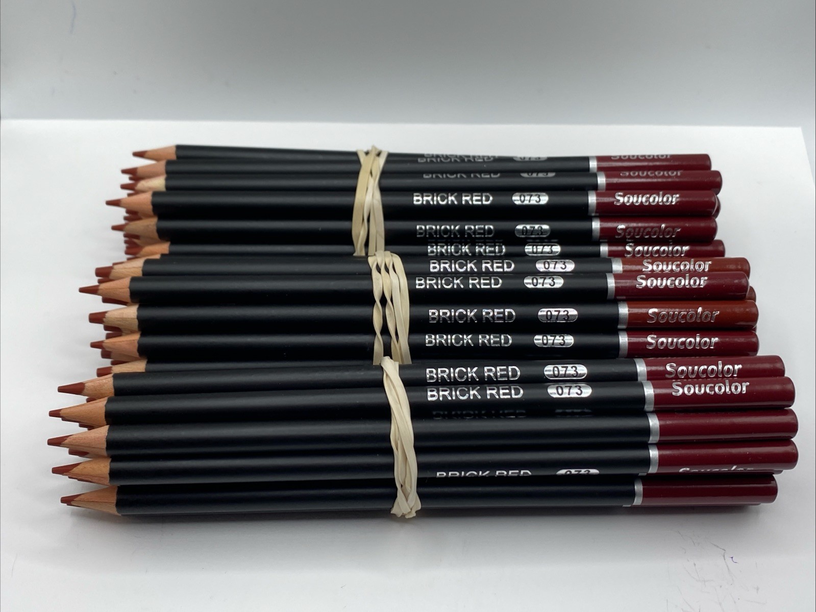 073 BRICK RED (60 Count) – Soucolor Colored Pencils – 4.0 mm Soft Core