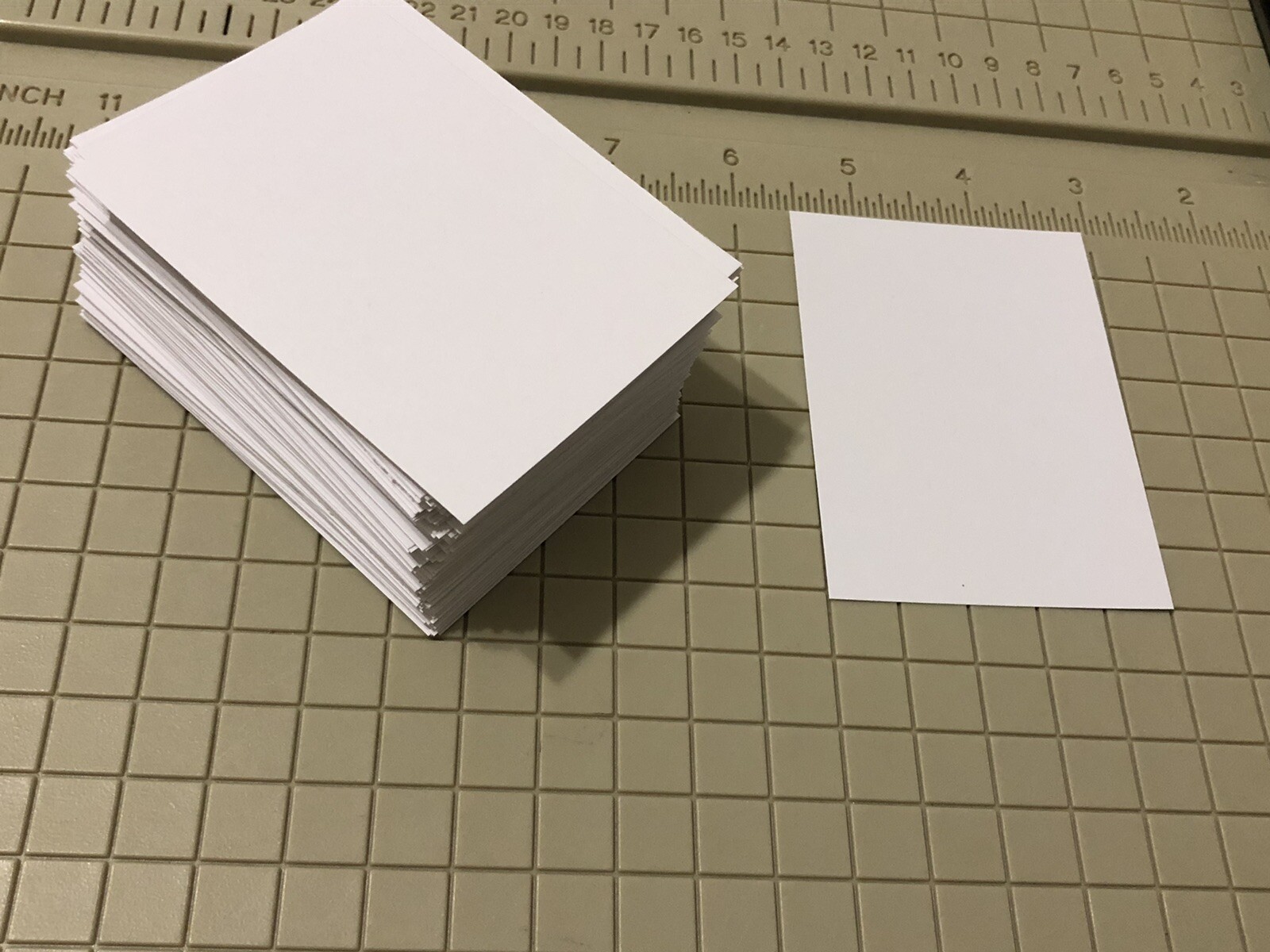 135 ACEO Cards ~ Blank 110 lb Cardstock ~ 2.5 x 3.5 White 2½ x 3½ ATC Art