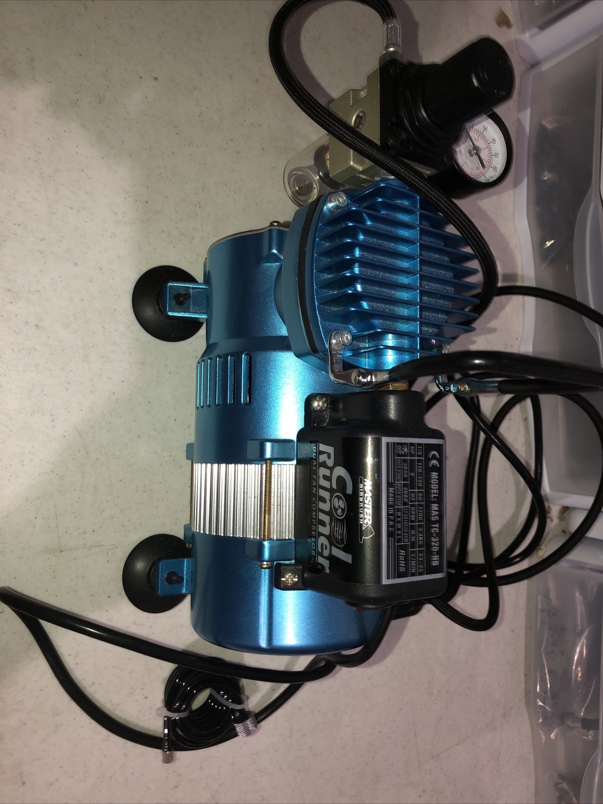 Master Airbrush TC-320 Cool Runner II Air Compressor Performance Single-Piston