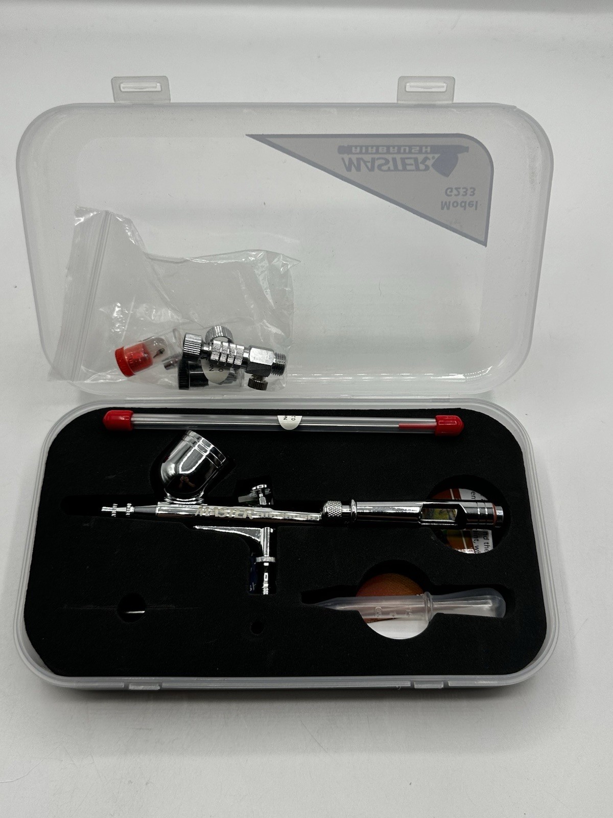G233 Pro Set Master Gravity Airbrush Kit 3 Fluid Tips, Hobby Auto Paint Nail Art