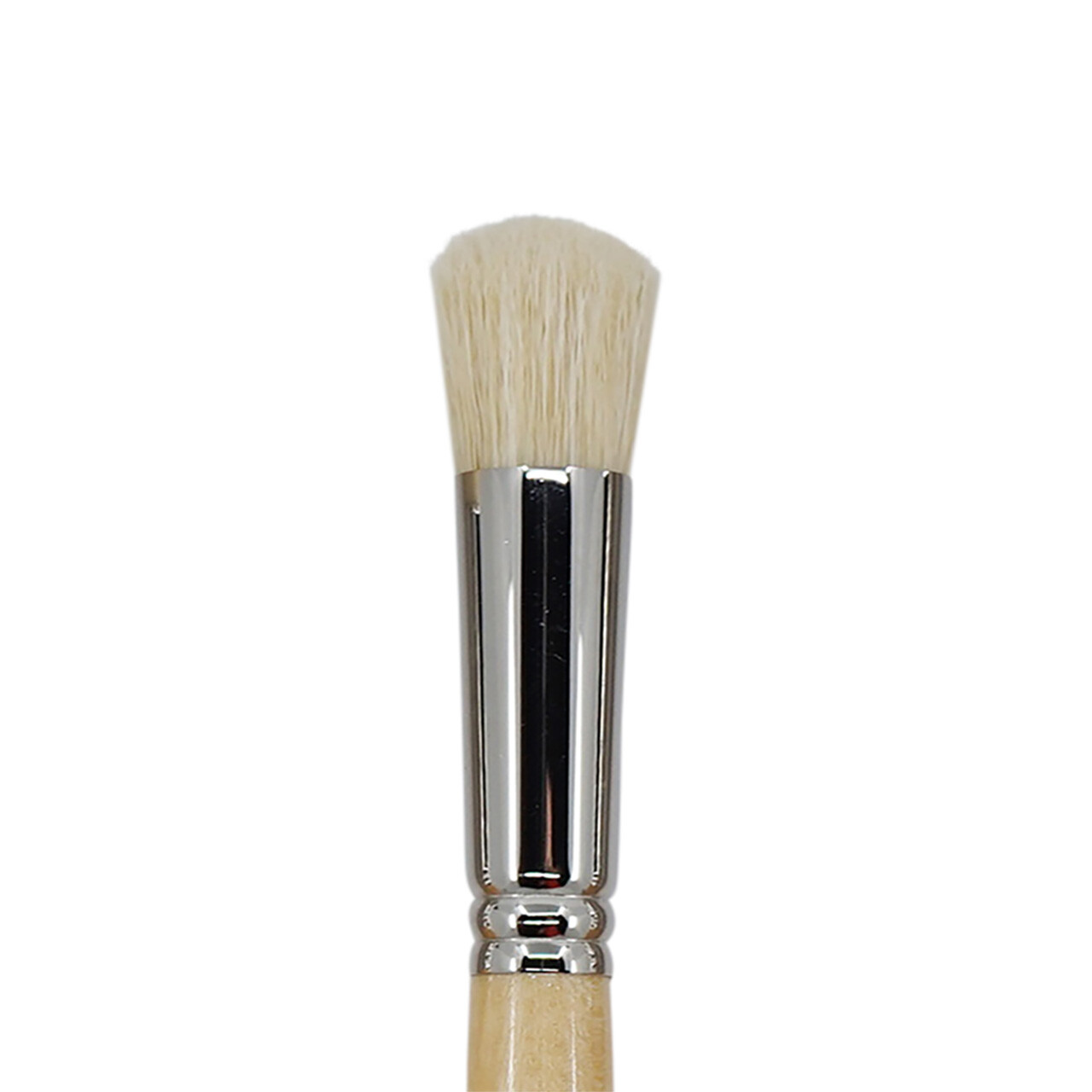 1310 White Natural Hog Bristle Stencil Artist Brush Stiff