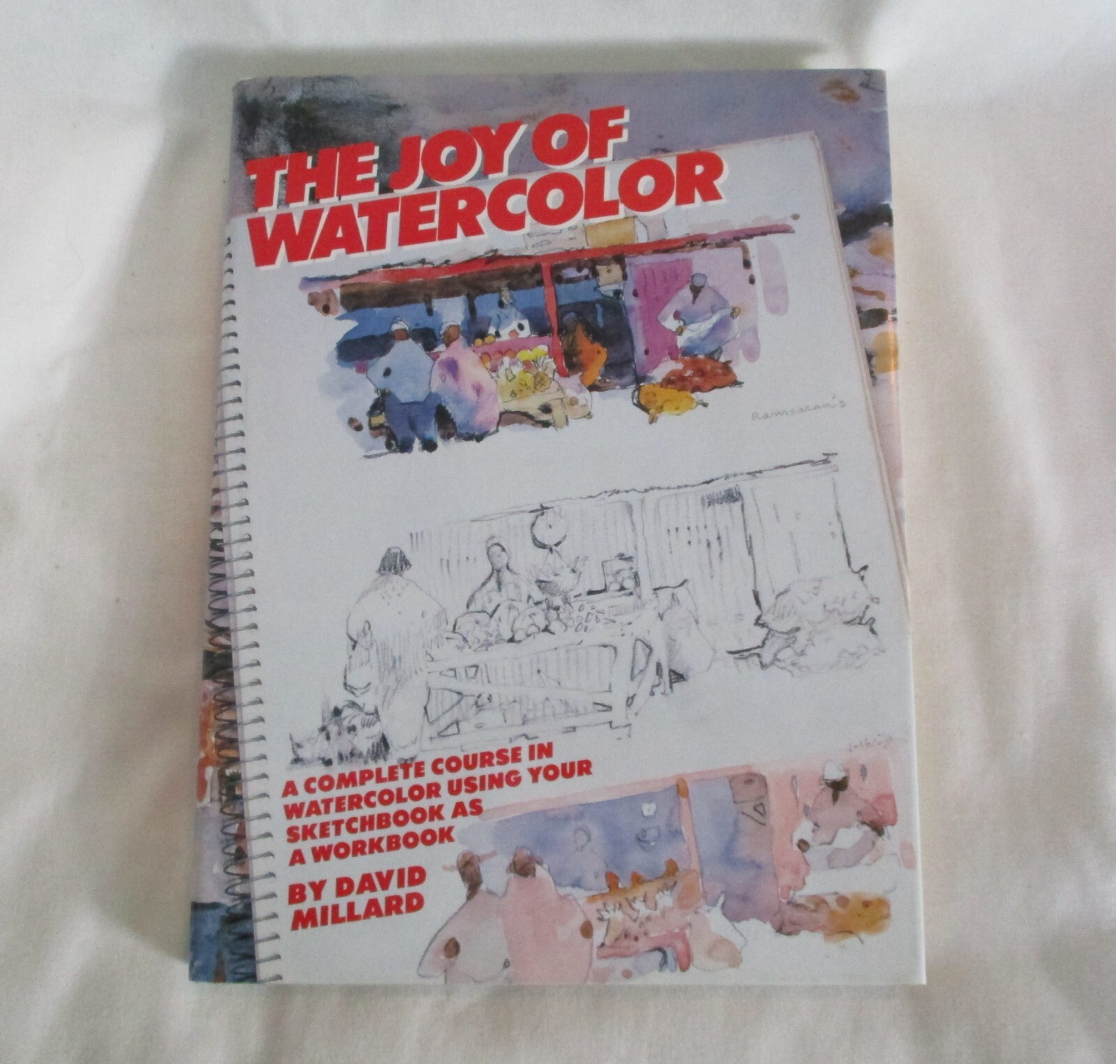 Watercolor Book Your Choice Animal, People, Landscape, Wildlife