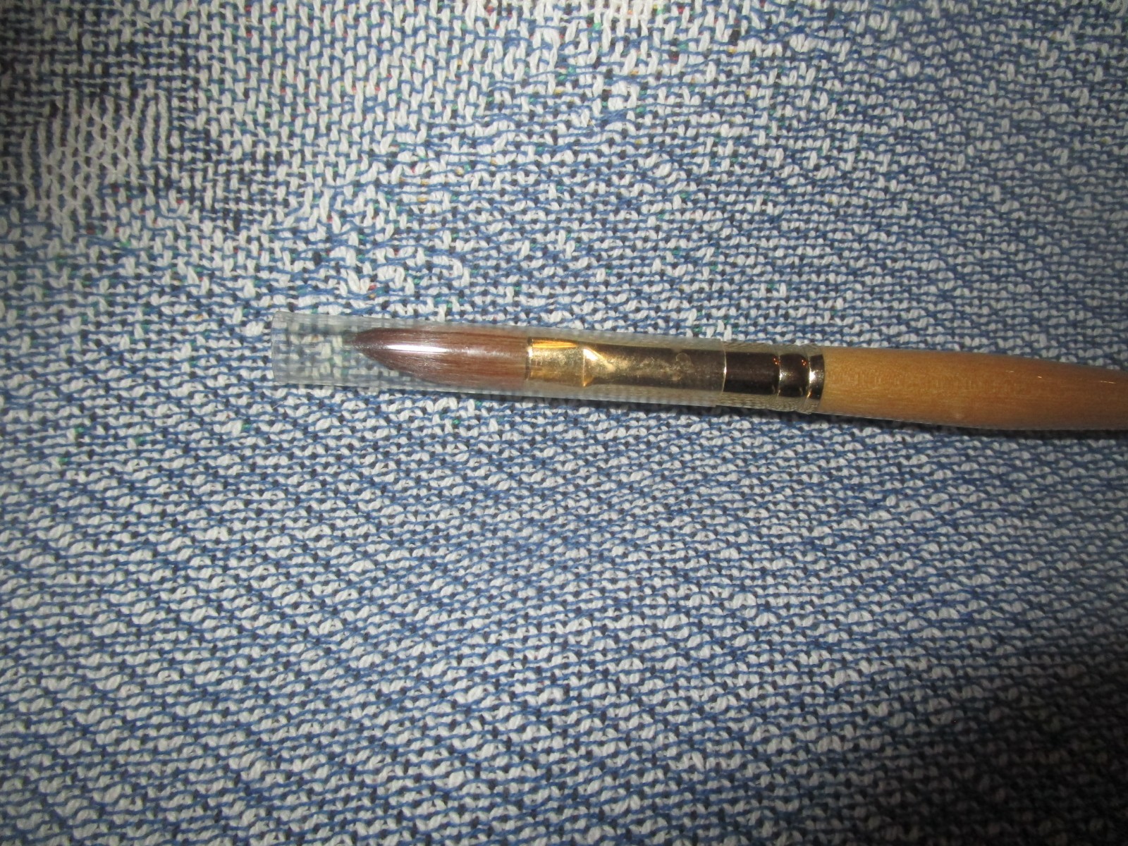 Silver Kolinsky No 20 7210 S Oval Germany Professional Artist Brush Red Sable