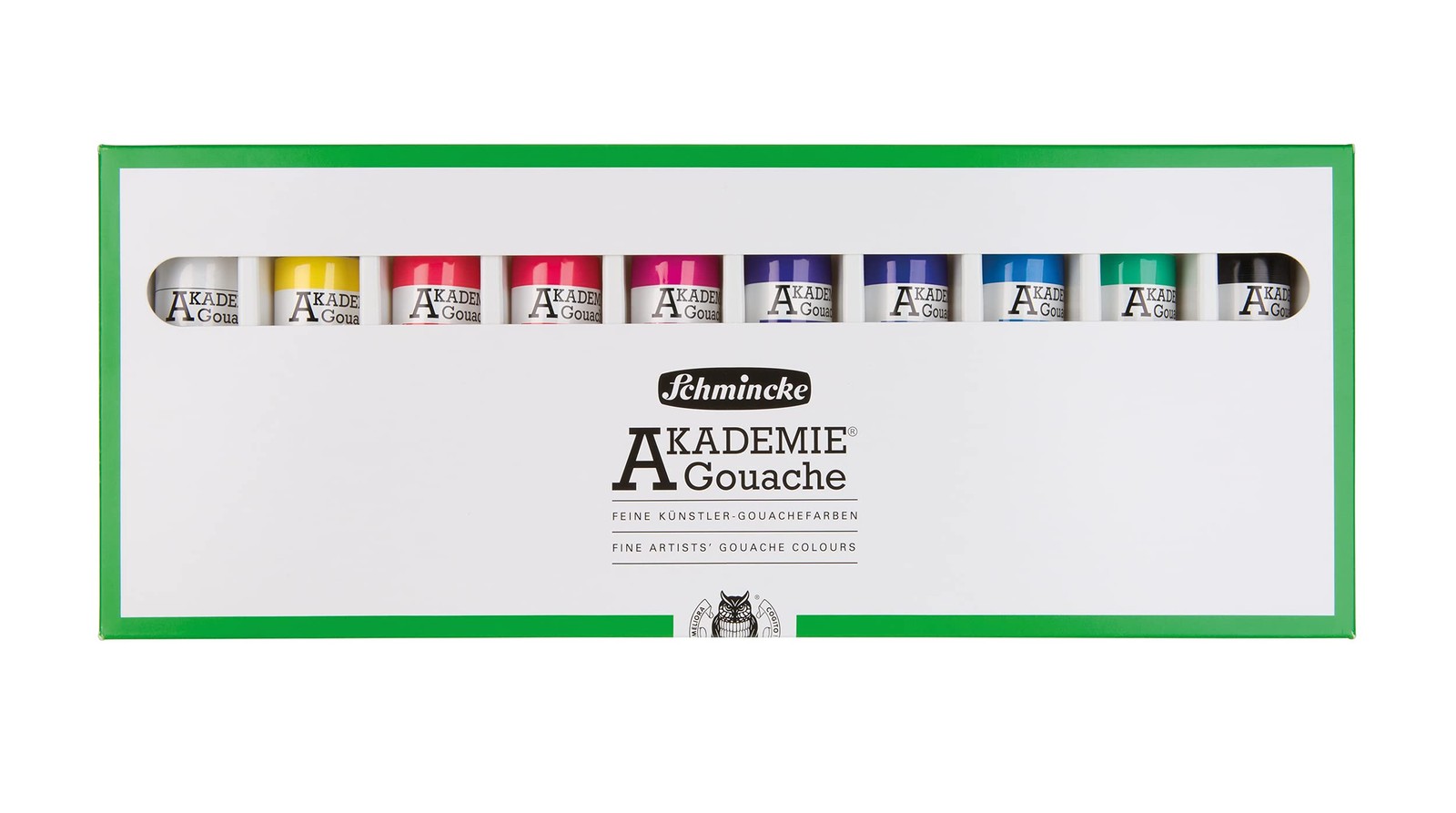 – AKADEMIE® Gouache, 10 x 2,03 fl oz / 60 ml tubes, 72 210 097, 10 tubes of f…