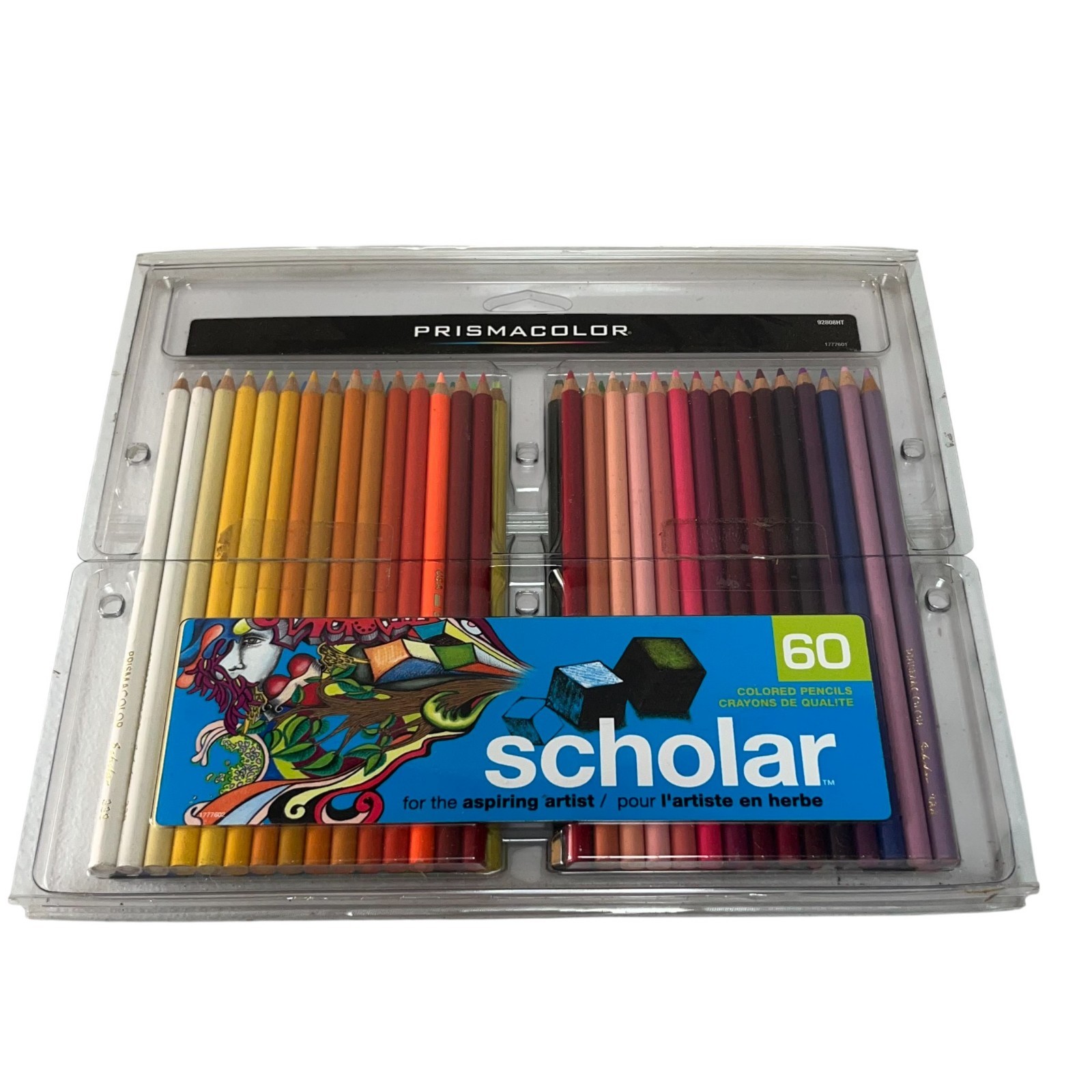 Prismacolor 92808HT Scholar Colored Pencils, 60-Count BRAND-NEW! Art Artist