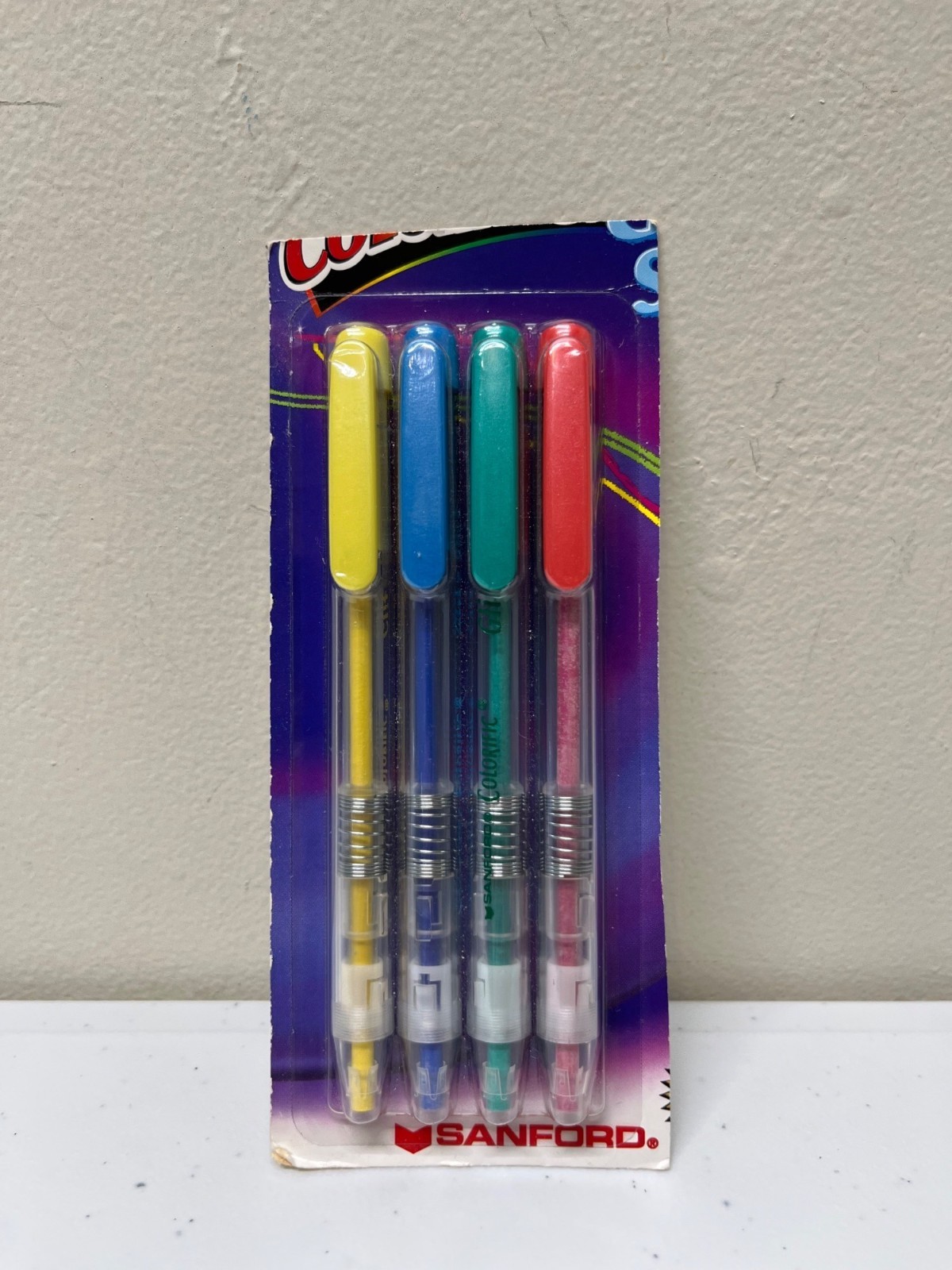 Sanford Colorific Glitz Stix Vintage Art Craft Mechanical Pencil Crayon