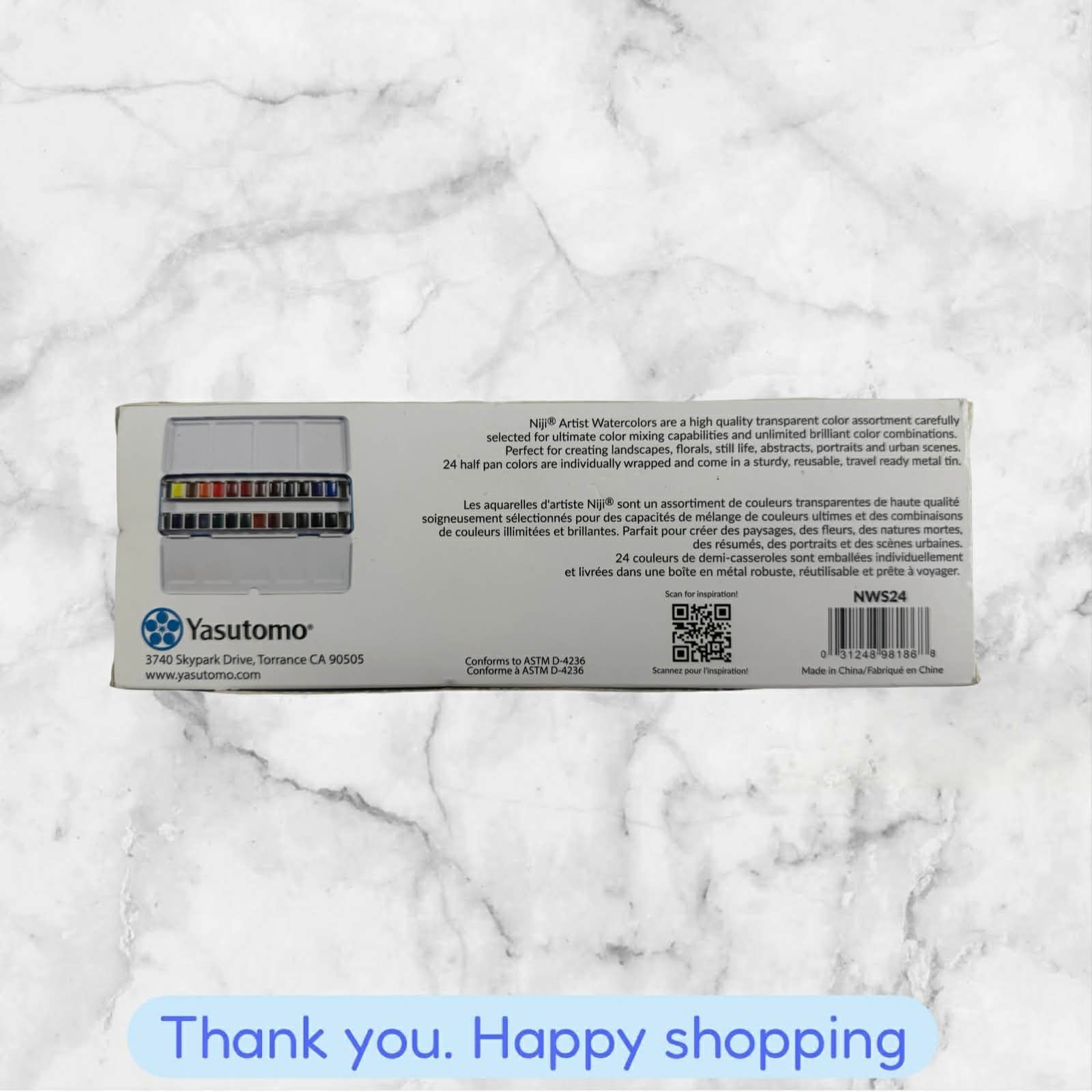 Niji Premier Artist Watercolors Studio Set 24ct BRAND NEW SHIPPING
