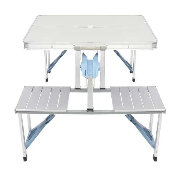 One Piece Folding Table and Chair Aluminum Alloy–YS