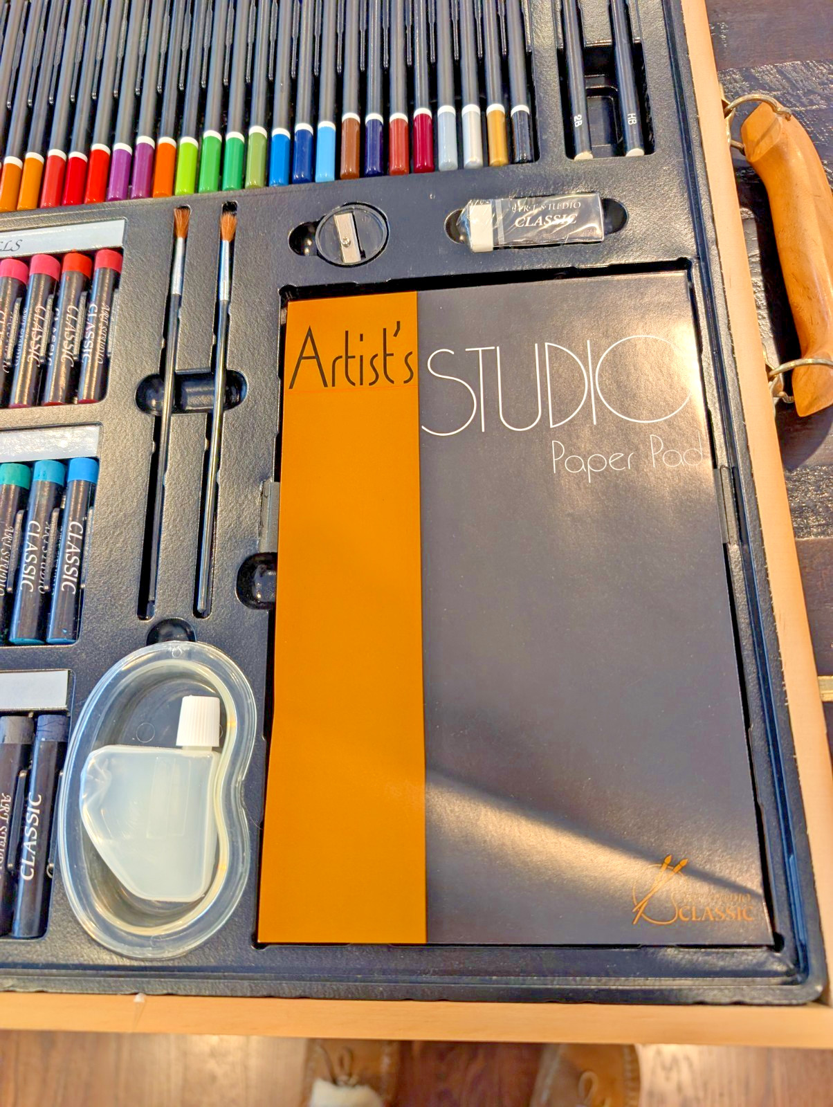 Mixed Media Art Set for Painting, Drawing, and Coloring, 127 Pieces