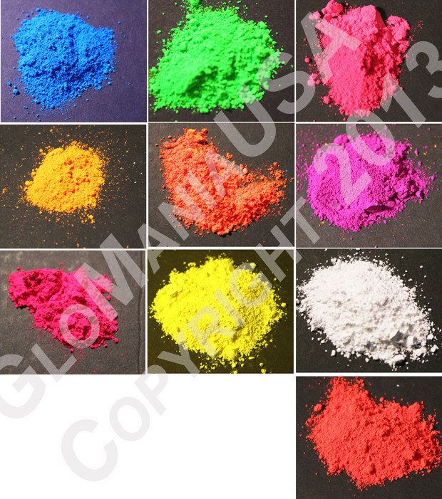 UV Black Light Visible 8OZ Pigment Powder, Neon, UV Reactive, Fluorescent