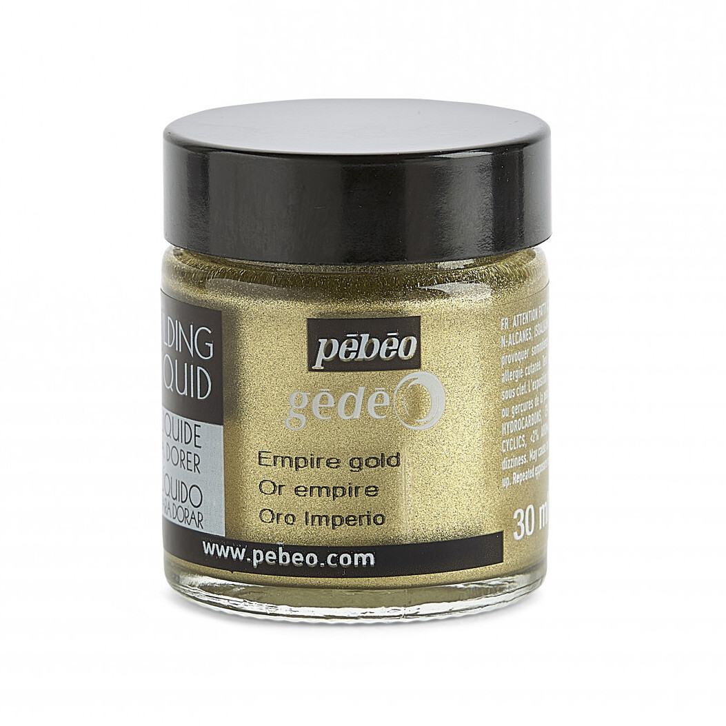 Pebeo Gedeo Gilding Liquid Leaf 30ml, Metallic Finish, 2 Colours