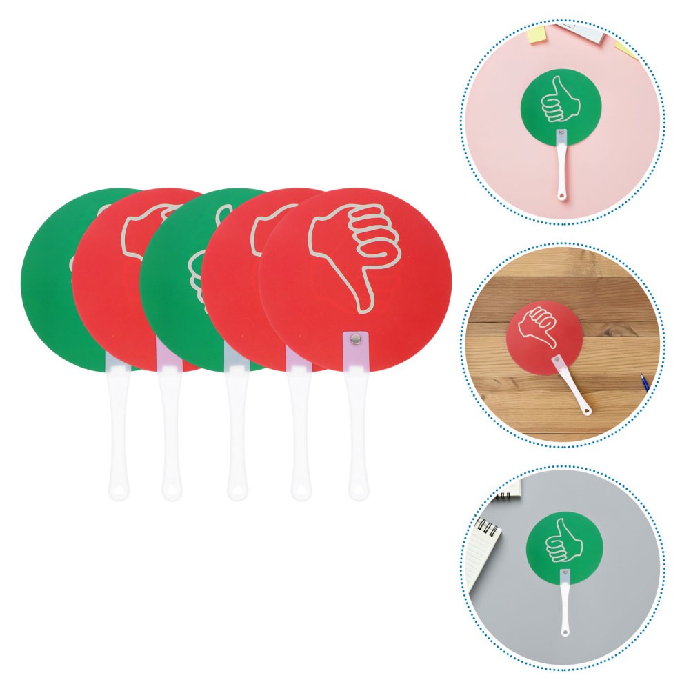 20 Pcs Classroom Interactive Tools Yes No Paddles Answer for Hand Display
