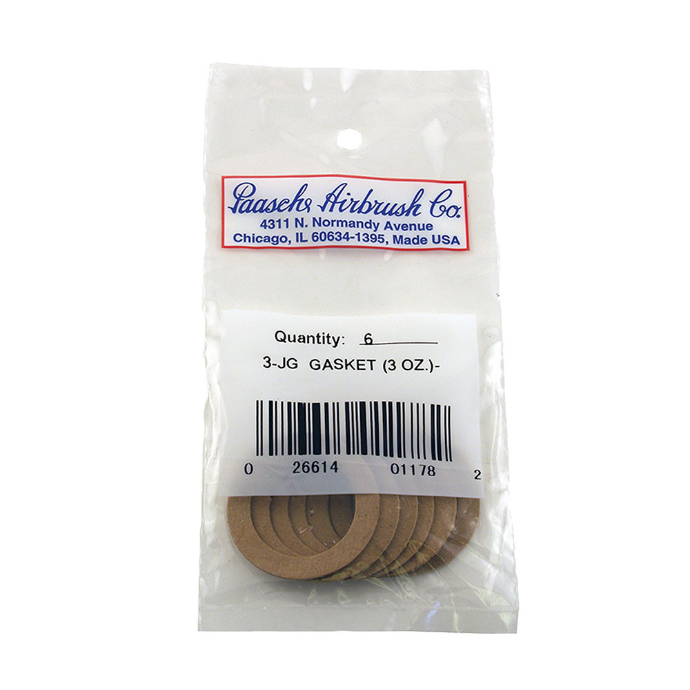 3-JG Gasket for Paasche 3oz & 8oz Bottle Assemblies