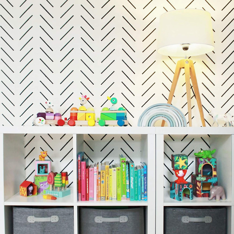 Stencilit Herringbone Duo Wall Stencil For Painting 2-Pack Geometric Wall