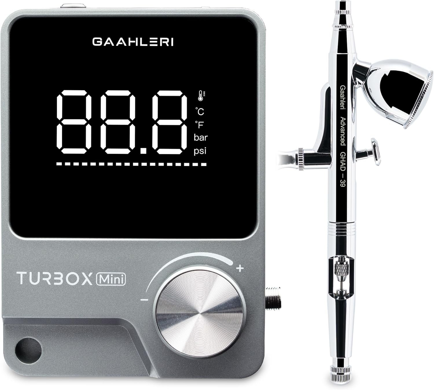 Airbrush Kit Dual Action 0.35mm 18 Gear Air Control Ultra Quiet Gaahleri GHAD-39