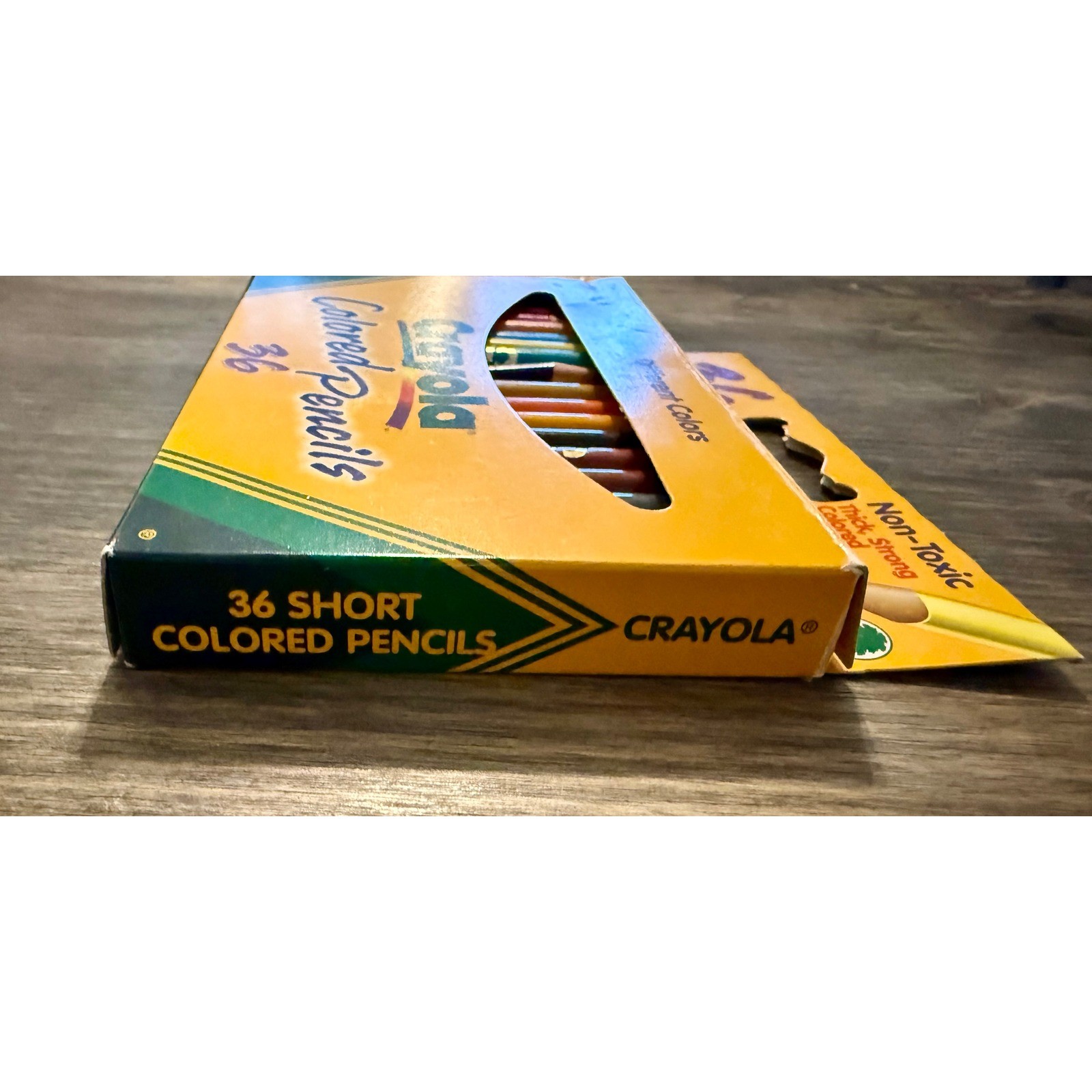 Crayola Colored Pencils 36 Count Short Multicolor Good Vintage 1997 Art Supplies