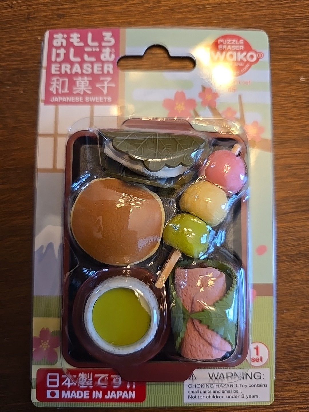 US Seller 1x iwako Eraser Set – Sushi / Sweets / Dinosaurs – Made in Japan