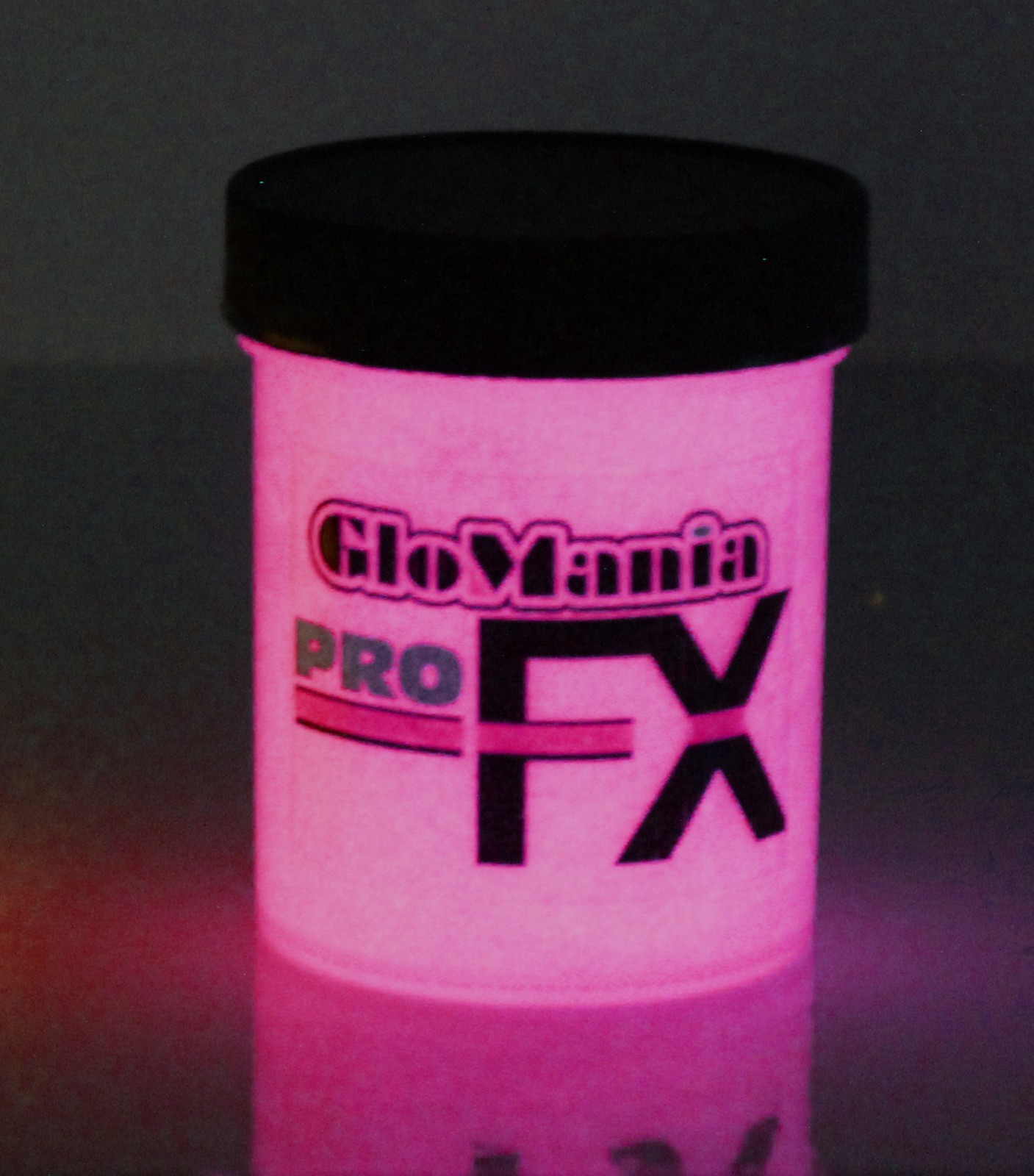 PINK GLOW in the DARK Daytime Visible & UV Reactive Paint 4oz-8oz