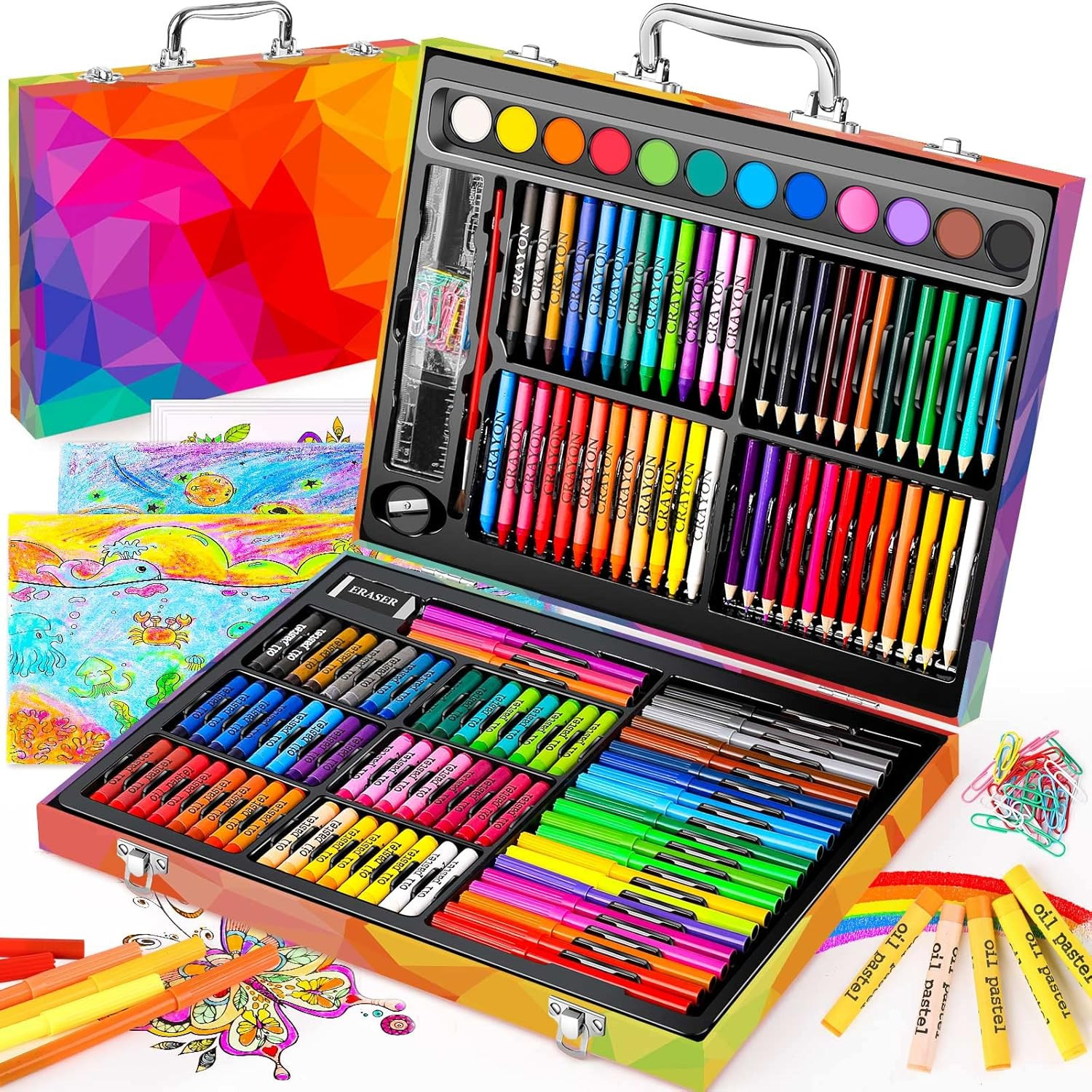 Arts and Crafts Supplies, 3-Pack Drawing Painting Set for Kids Girls Boys Teens,