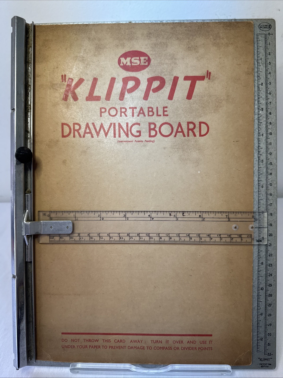 Portable Drawing Board A4 Size. MSE Klippet Vintage, Technical Drawing VGC BX38