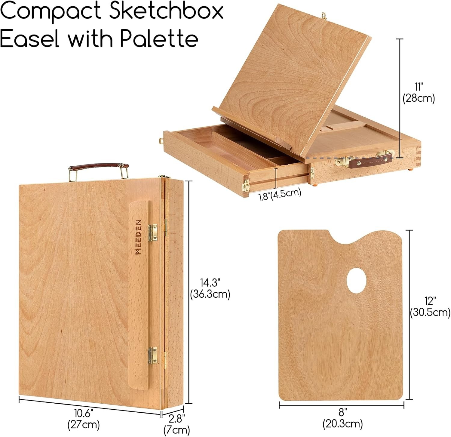 Adjustable Table Sketch Easel with Storage Drawer – Ideal for Artists & Students