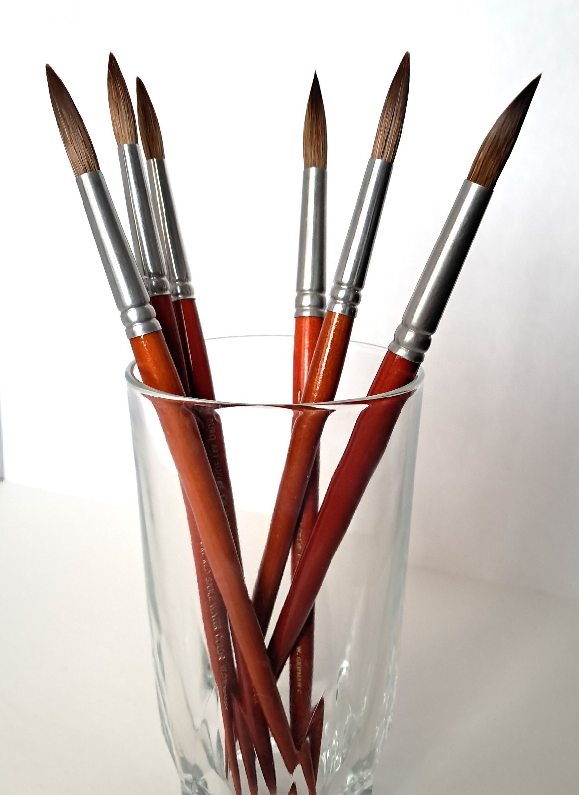 Finest RED SABLE Brushes Comparable To GRUMBACHER 626-B | MADE IN GERMANY