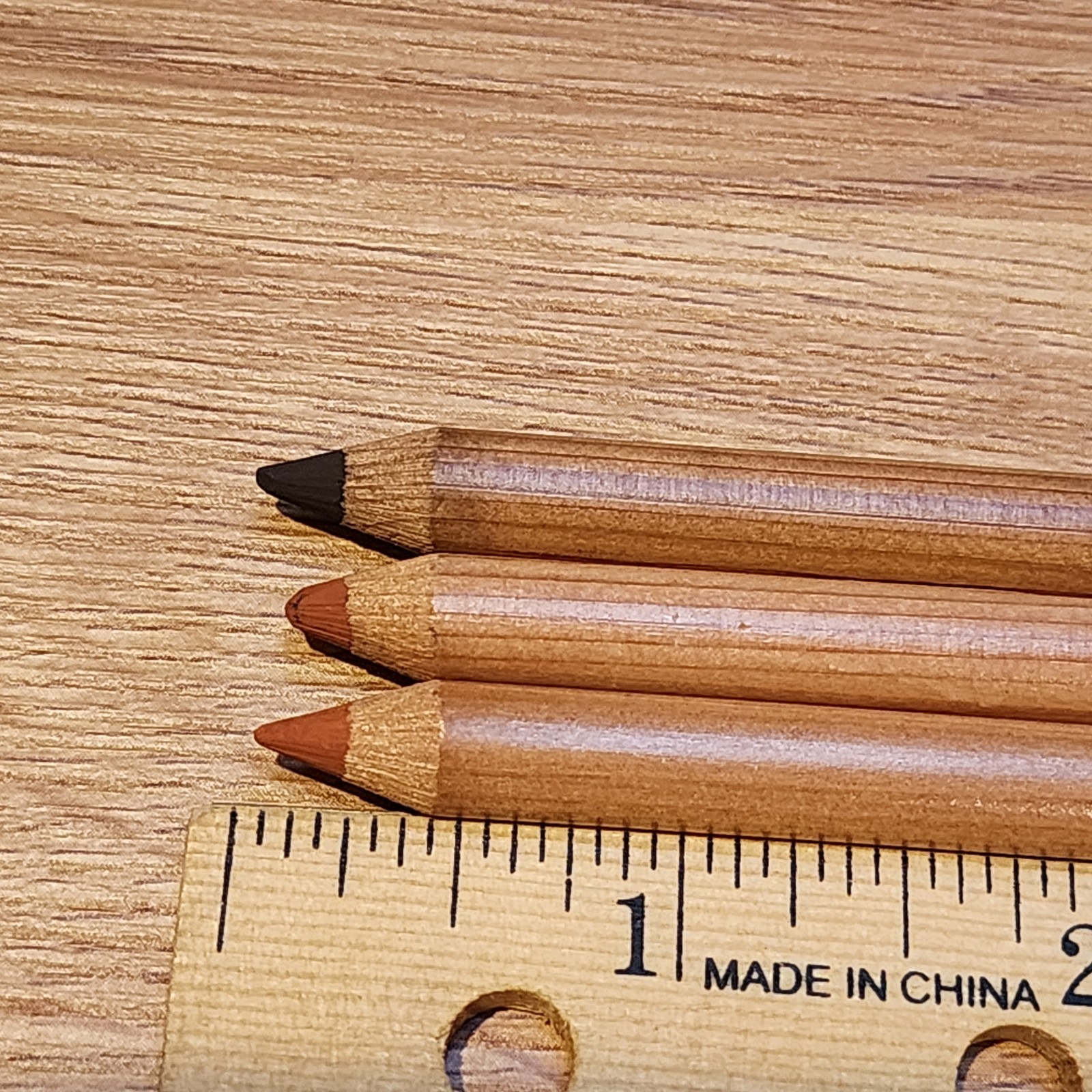 3 Vintage West W Germany Faber-Castell Pitt Pastel Pencils Sanguine & Sepia Dark