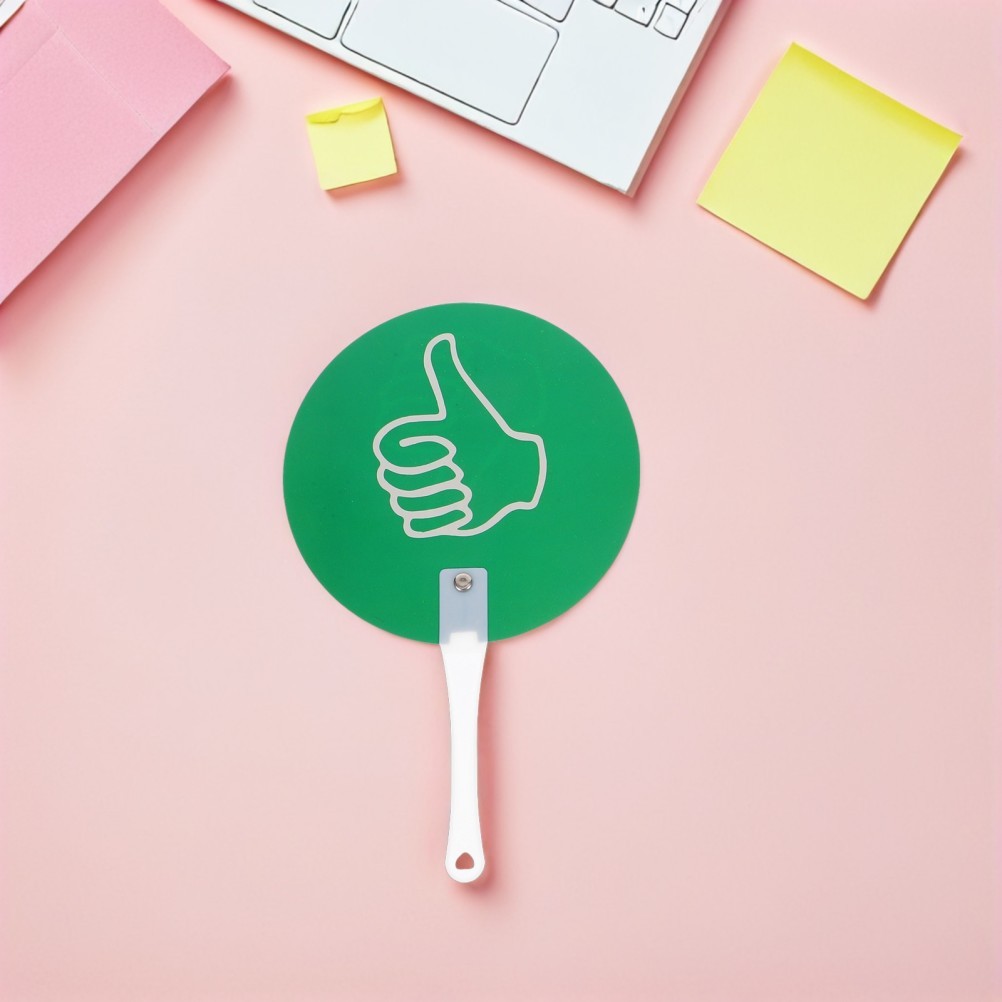 20Pcs Reusable Plastic Voting Paddles Yes No Handheld Signs for Teacher Use