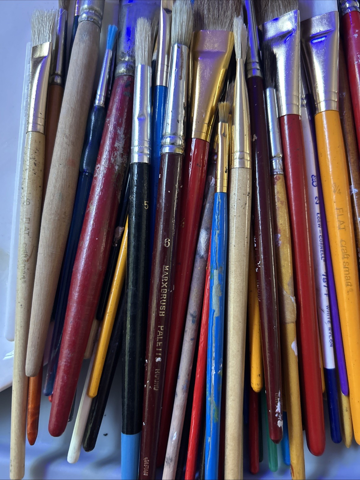 W. Germany Simmons Leow Winsor & Newt Grumbacher & More Brush Lot Of 95+ Vintage