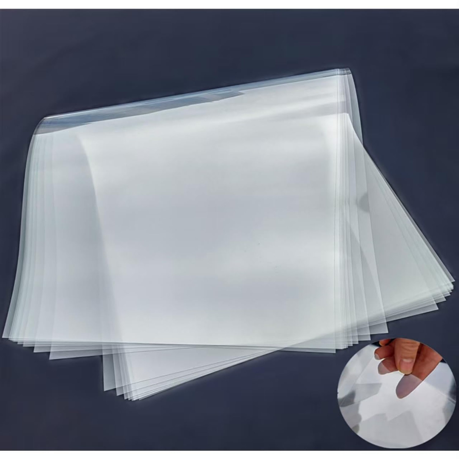 Transparent Blank Mylar Stencil Sheets for Cutting, 24″ x 24″ 10 mil/0.25mm T…