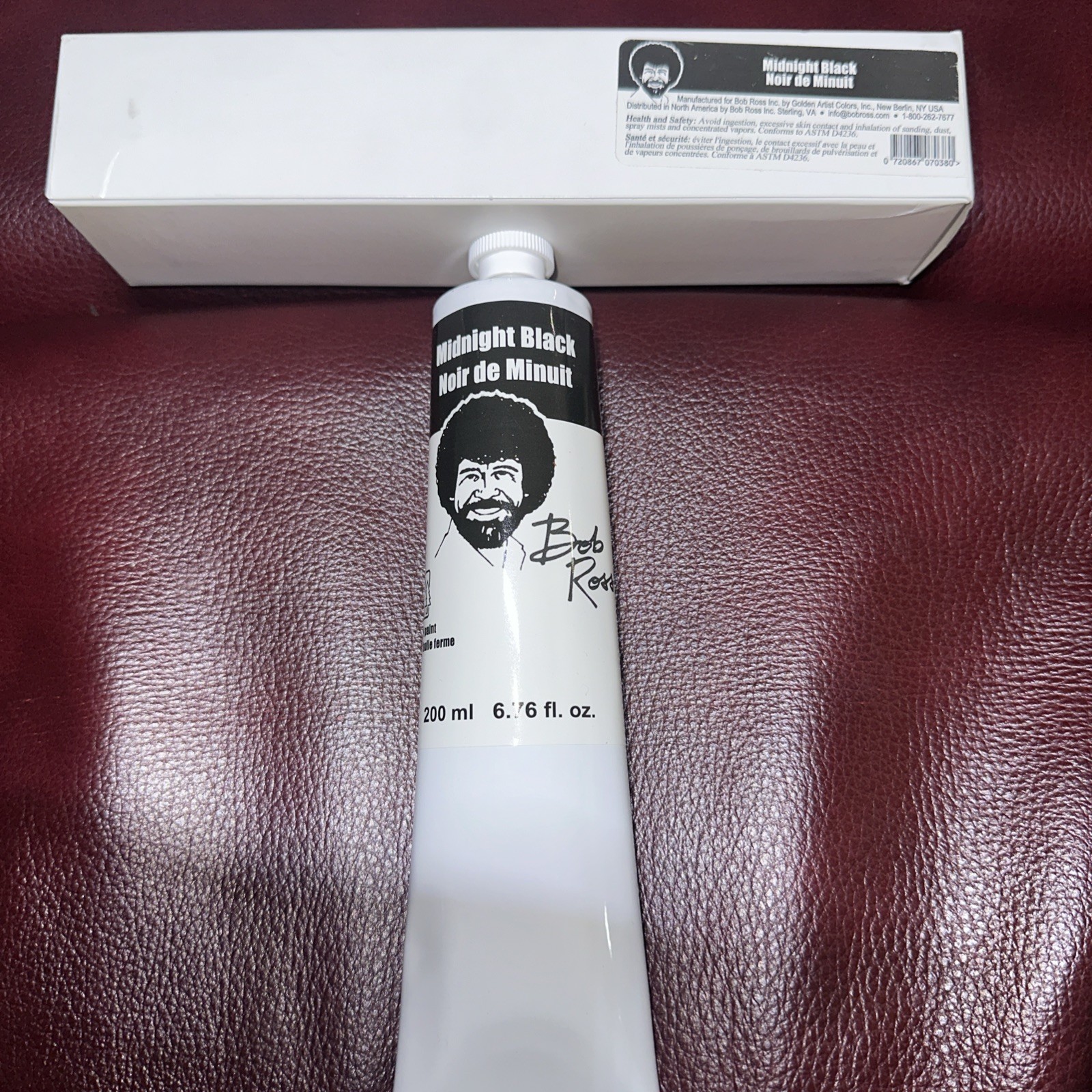 Bob Ross Oil Paint 200ml-Midnight Black 6.76 Fl Oz 750016304 Pack Of 1