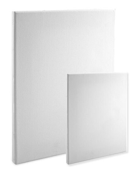 8 Pack Economy Stretched Canvas Panels : 8X10 Bulk Discount 5/8″ Econo White