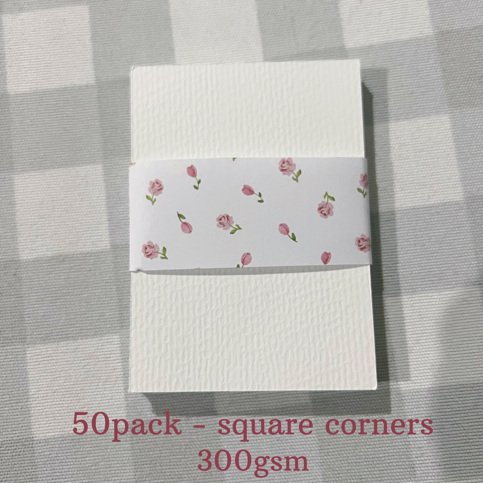 ACEO ATC Art Trading Card Blanks 50 Pack Square Corner Bulk – 2.5×3.5in 300gsm