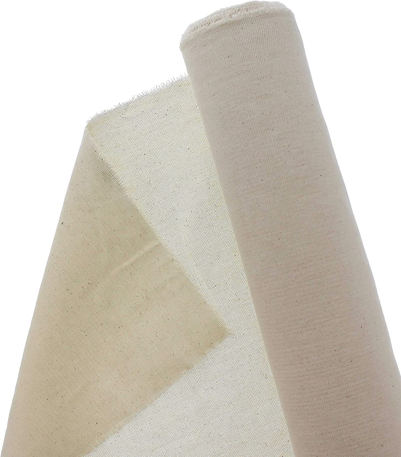 U.S. Art Supply 63″ Wide x 6 Yard Long Canvas Roll – 100% Cotton 7 Ounce Artist