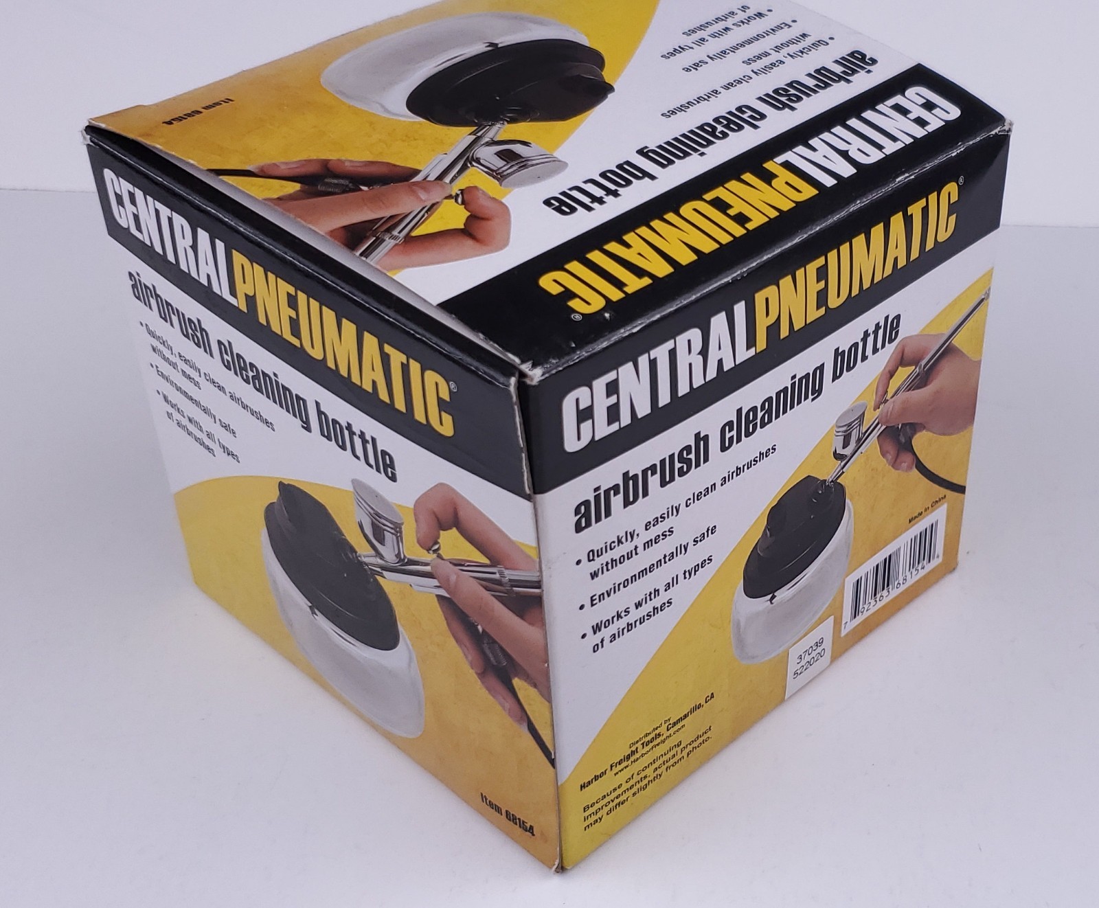CENTRAL PNEUMATIC Airbrush Cleaning Bottle NEW / US SELLER ‼️ 🇺🇸 ..