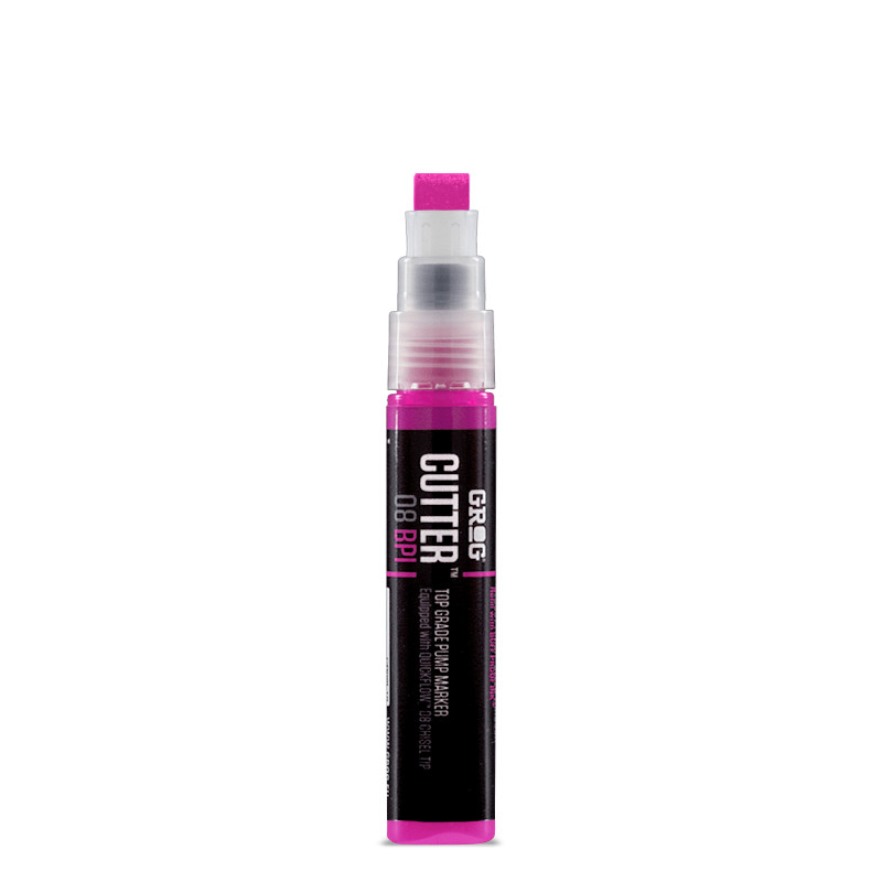Grog Cutter 08 BPI Ink Marker 8mm Chisel Tip Graffiti Art Writing Supplies