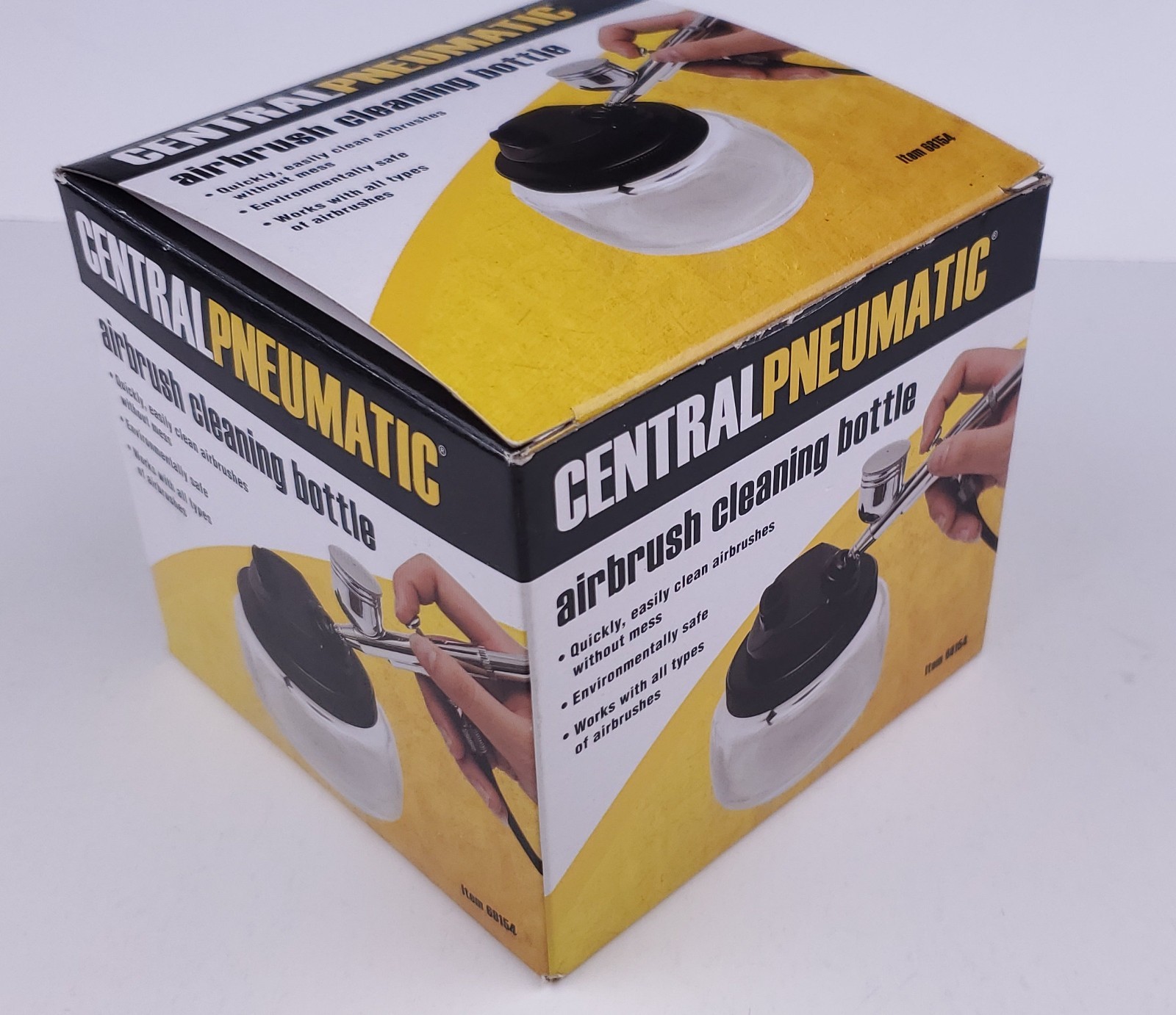 CENTRAL PNEUMATIC Airbrush Cleaning Bottle NEW / US SELLER ‼️ 🇺🇸 ..