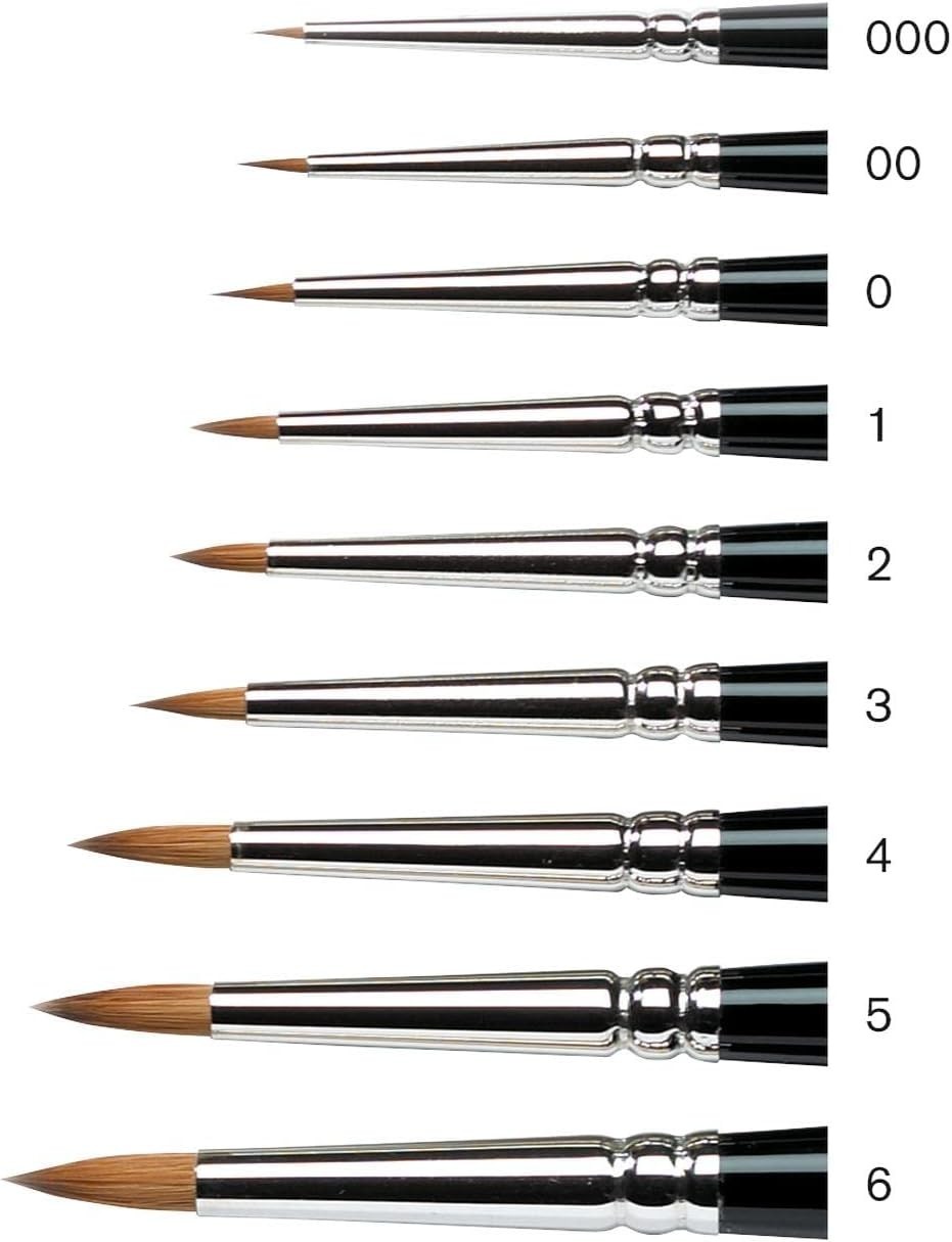 Miniature Watercolor Brush – Short Handle