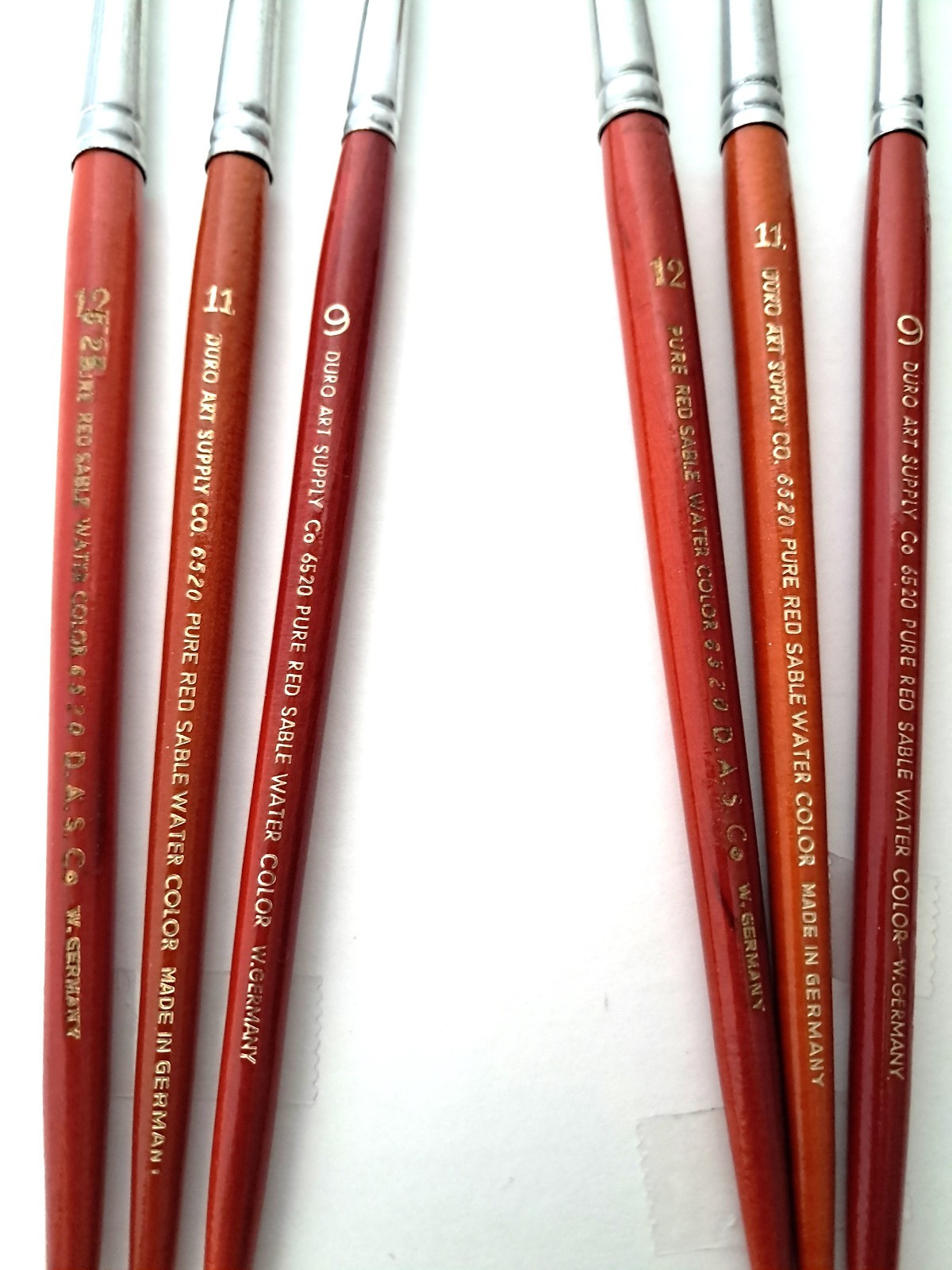 Finest RED SABLE Brushes Comparable To GRUMBACHER 626-B | MADE IN GERMANY
