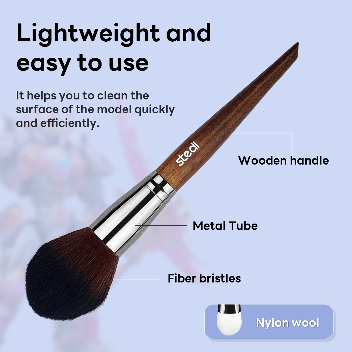 stedi Model Cleaning Brush Kit, Model Hobby Making Tools
